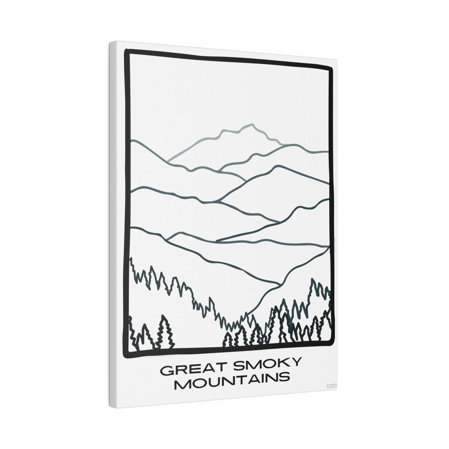 Great Smoky Mountains Matte Canvas, Stretched, 0.75"