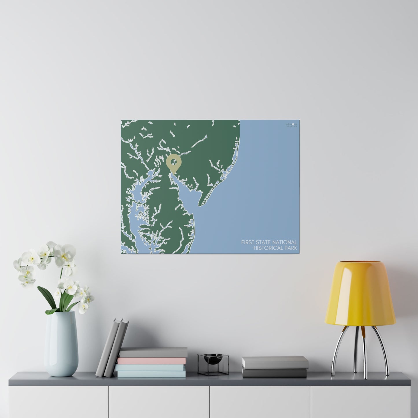 First State National Historical Park Matte Canvas, Stretched, 0.75"