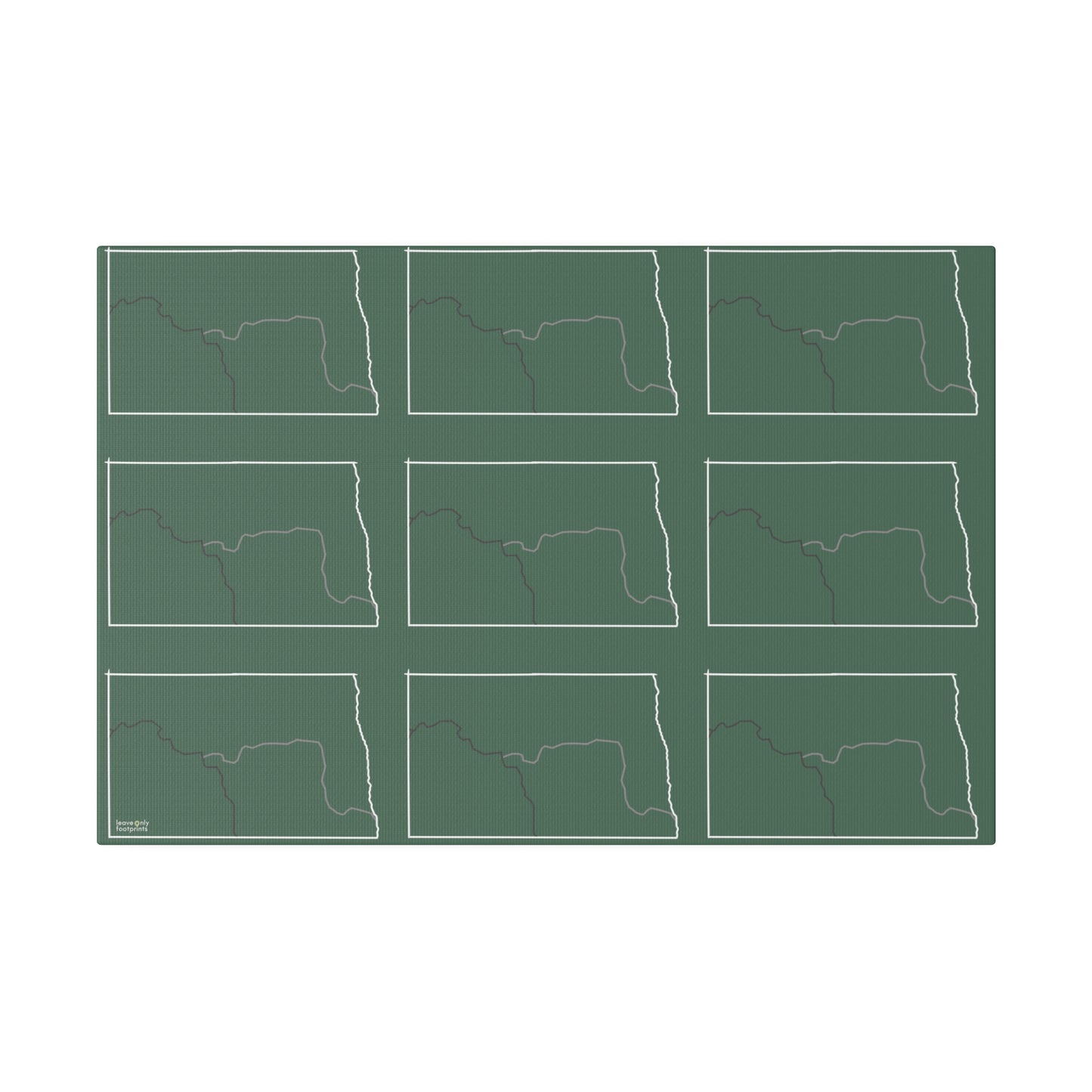 North Dakota National Trails Matte Canvas, Stretched, 0.75"