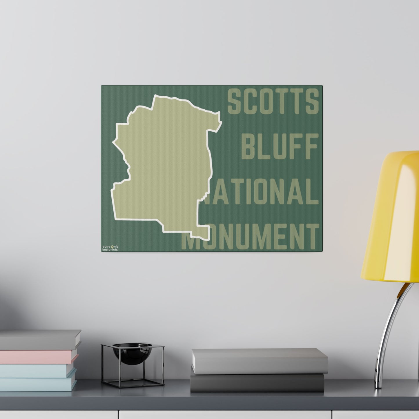 Scotts Bluff National Monument Matte Canvas, Stretched, 0.75"