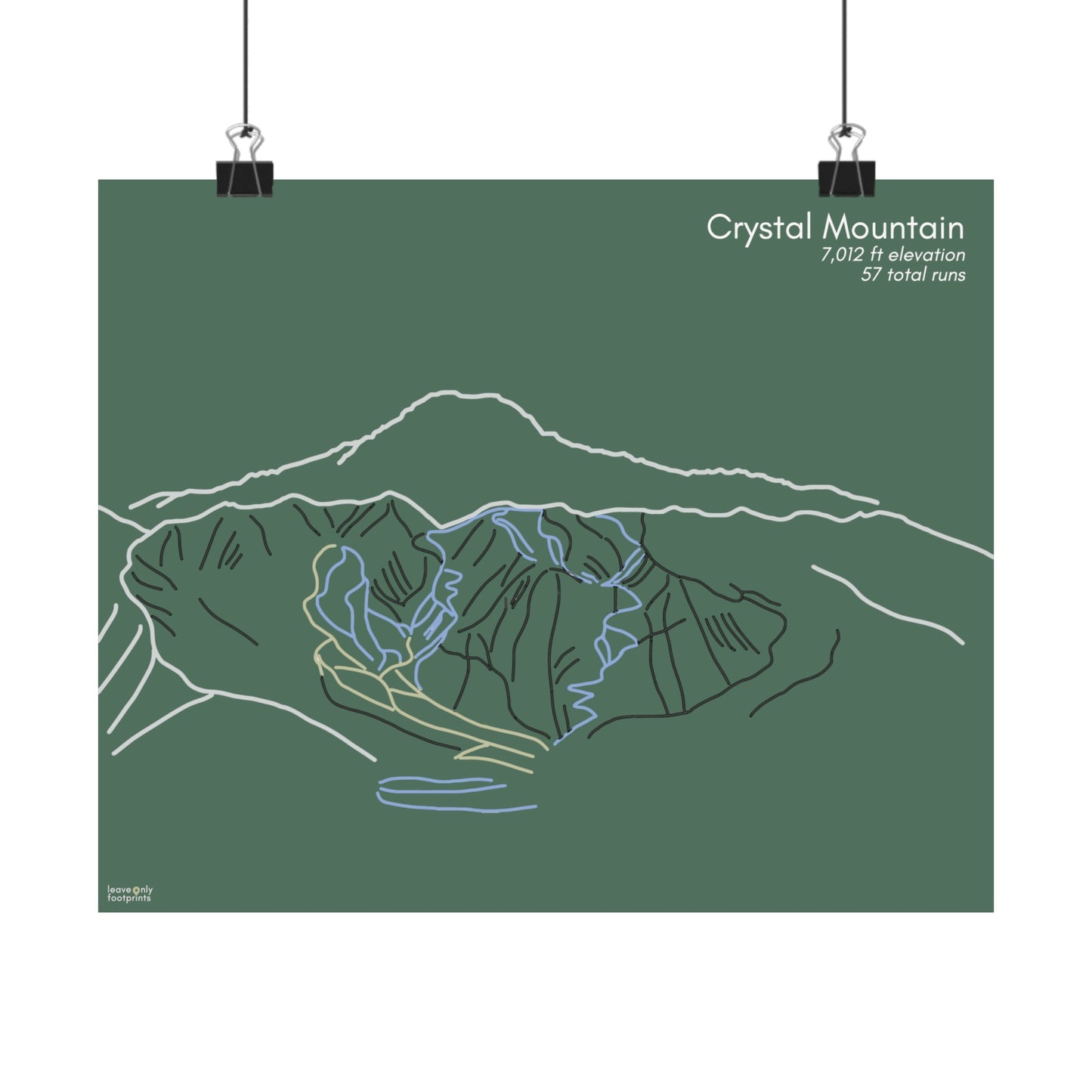 Crystal Mountain Horizontal Print