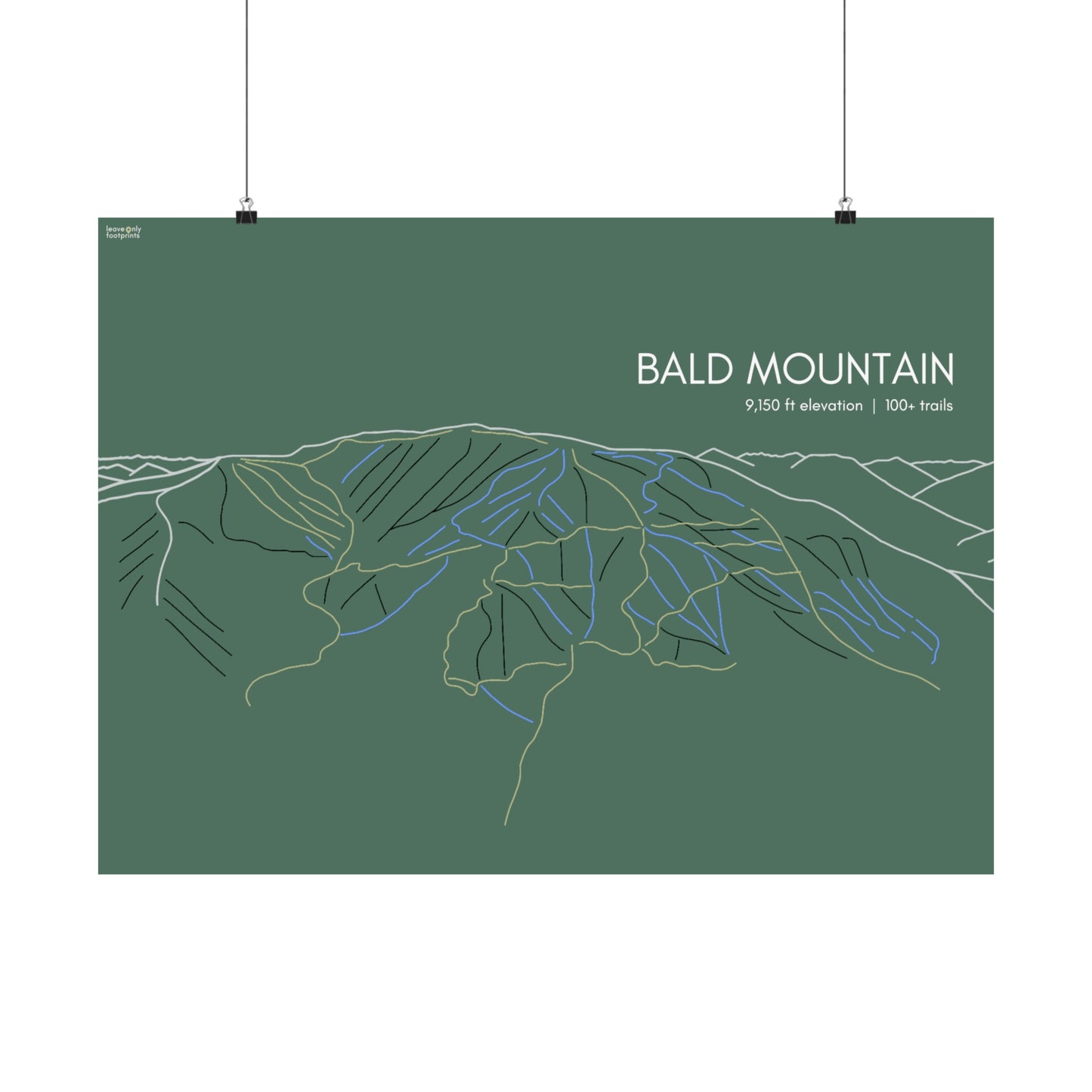 Bald Mountain Horizontal Print