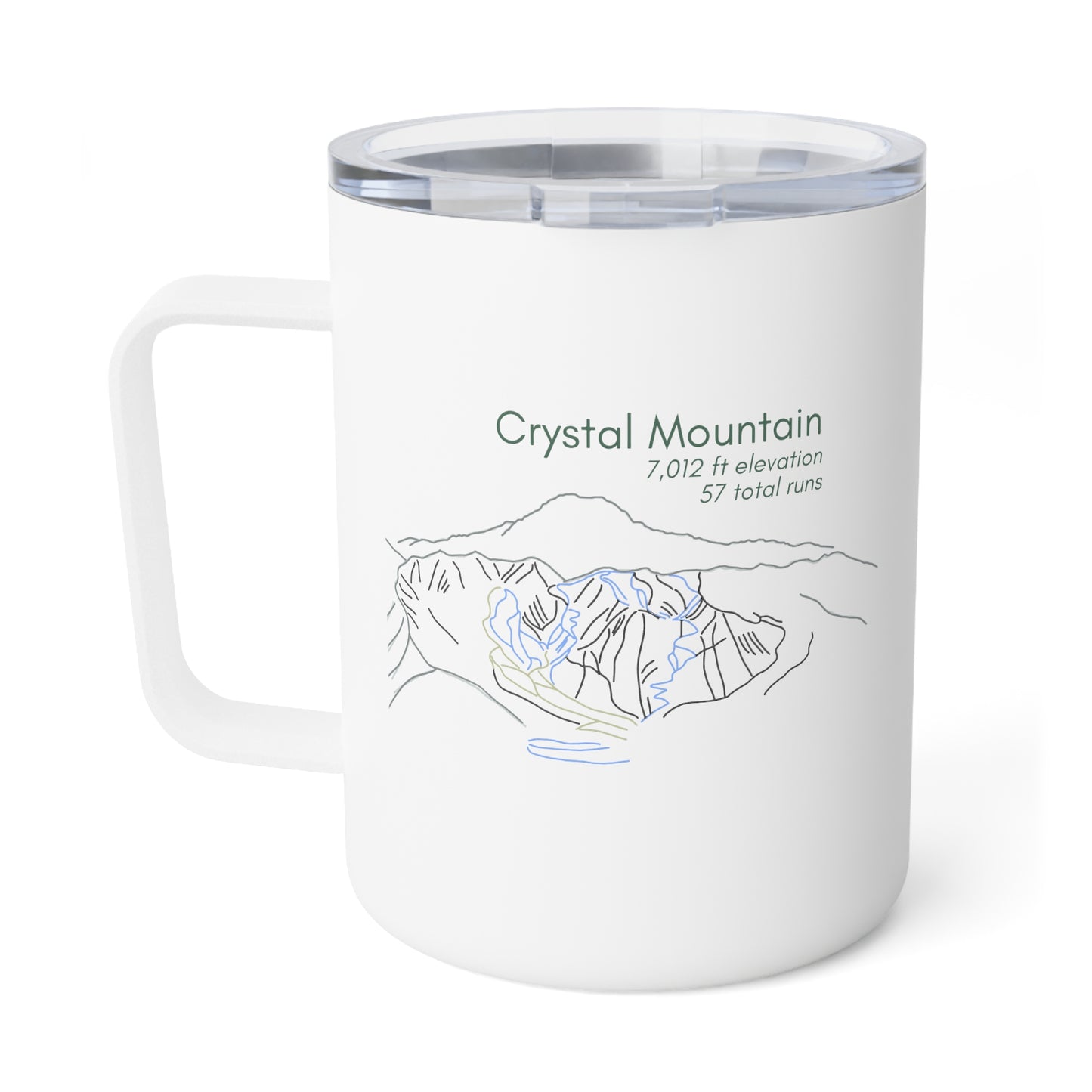 Crystal Mountain Insulated Coffee Mug, 10oz