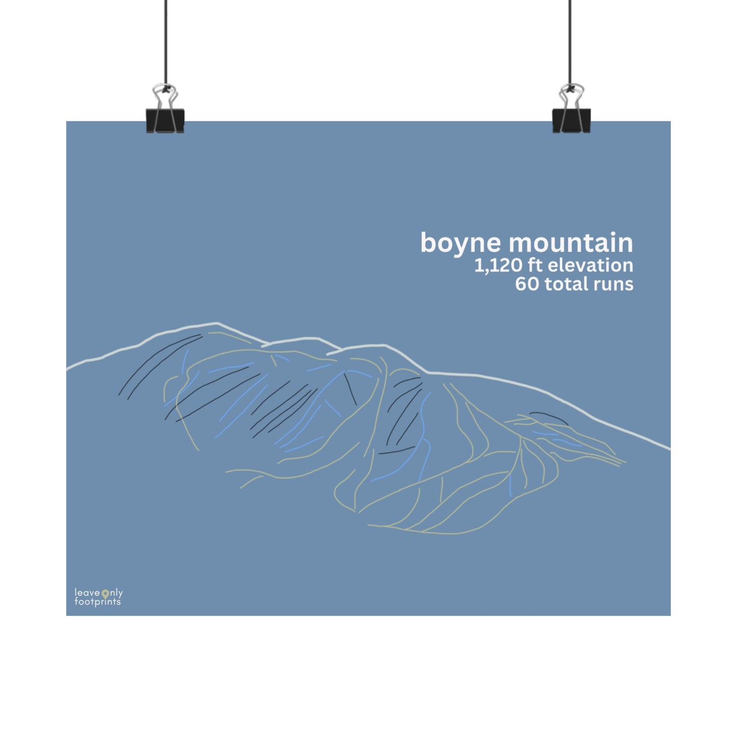 Boyne Mountain Matte Horizontal Print