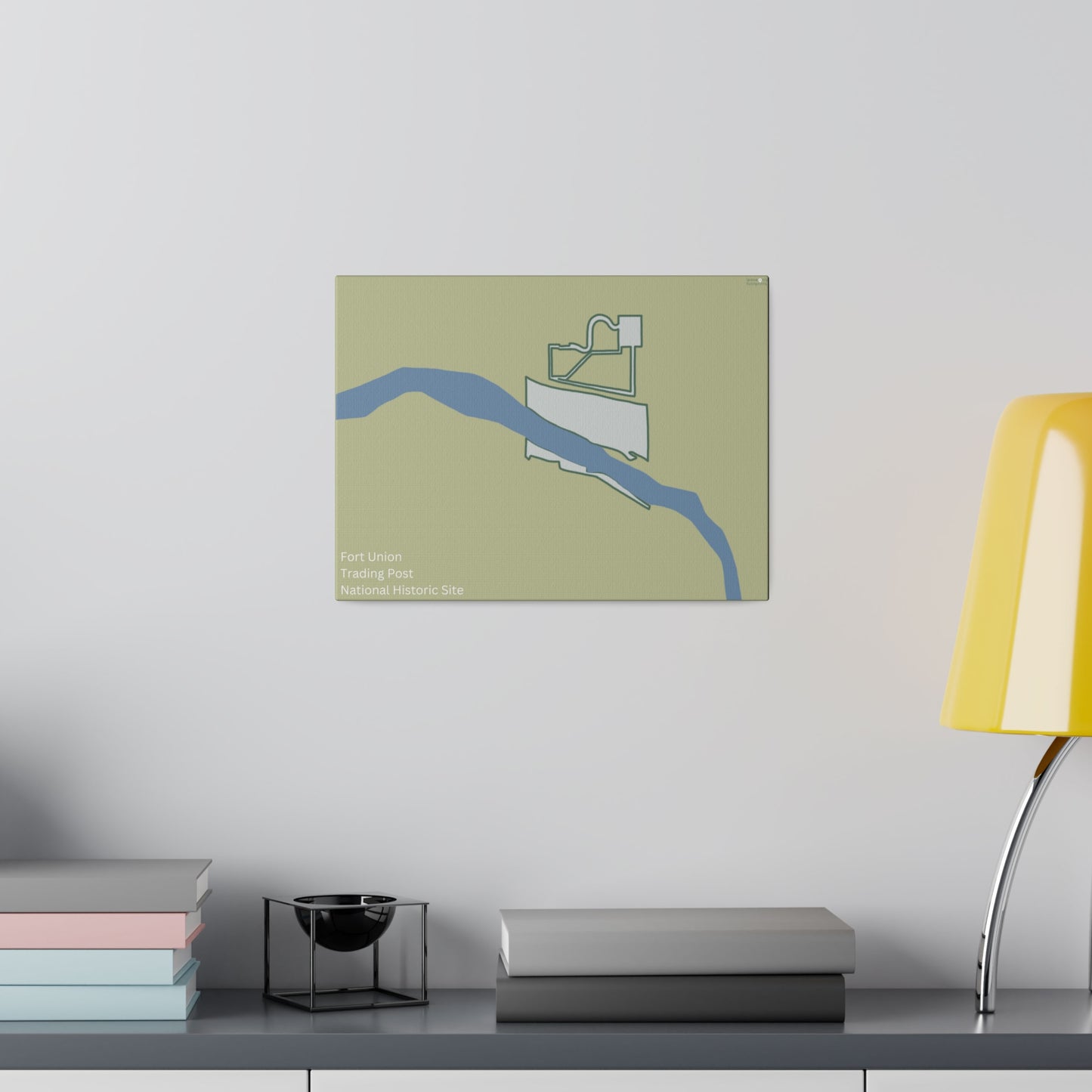 Fort Union Trading Post National Historic Site Matte Canvas, Stretched, 0.75"