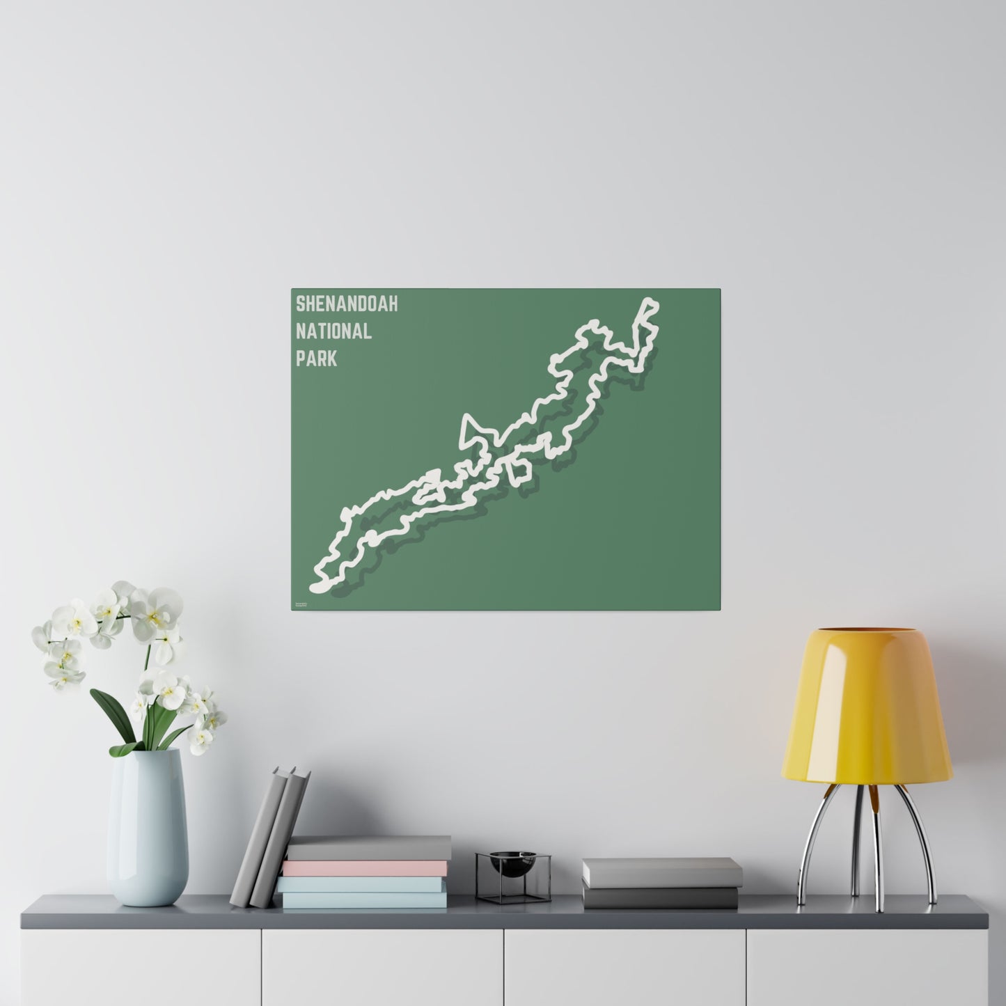 Shenandoah National Park Matte Canvas, Stretched, 0.75"