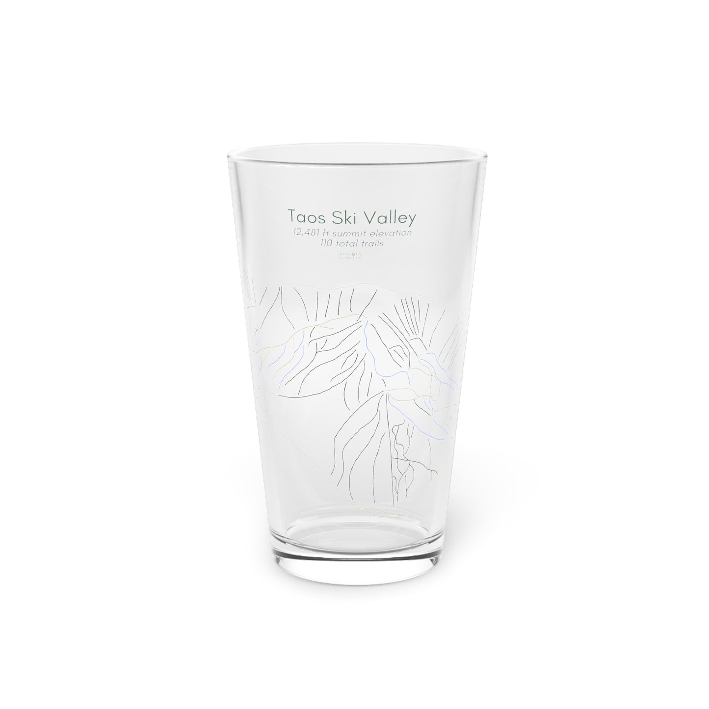 Taos Ski Valley Pint Glass, 16oz
