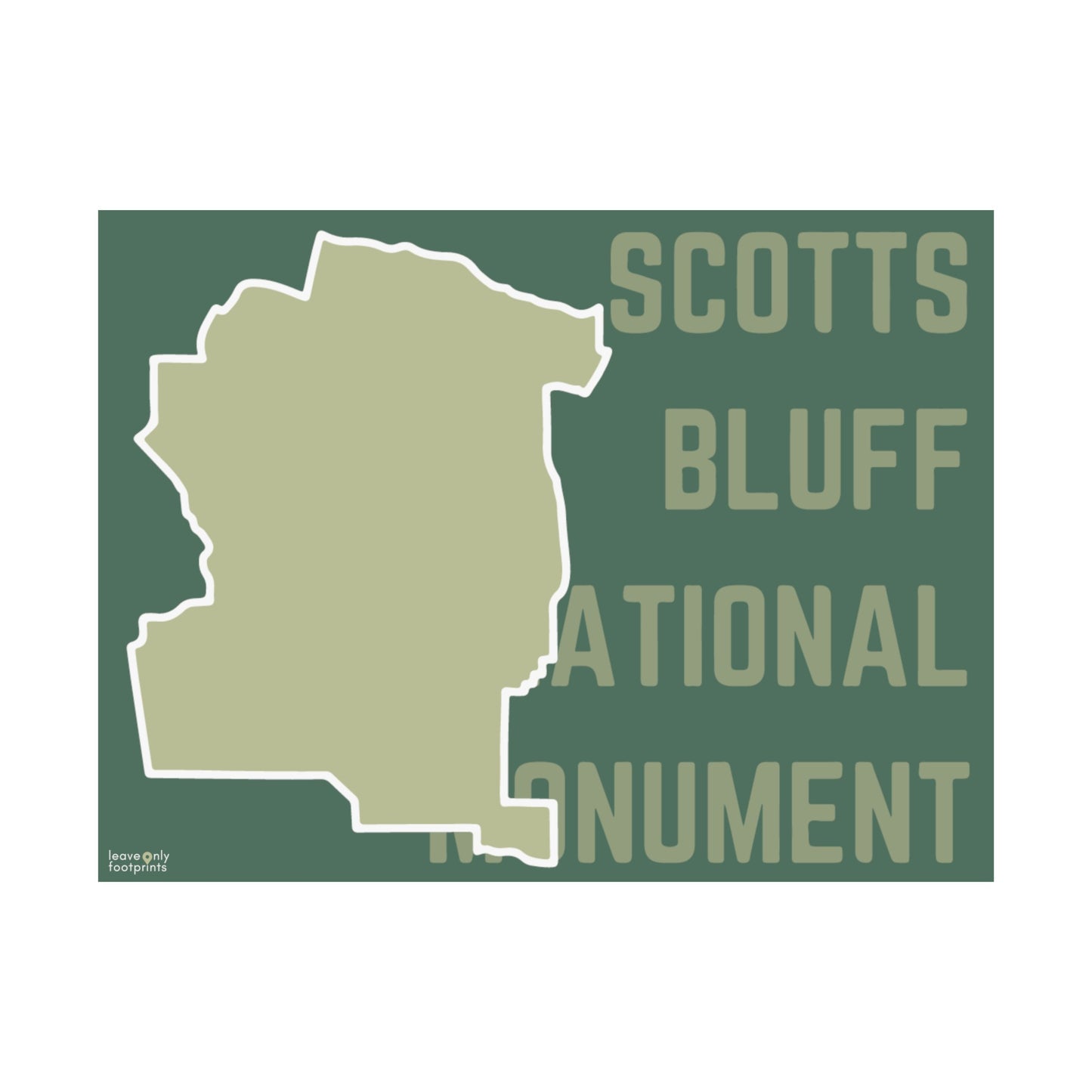 Scotts Bluff National Monument Horizontal Print