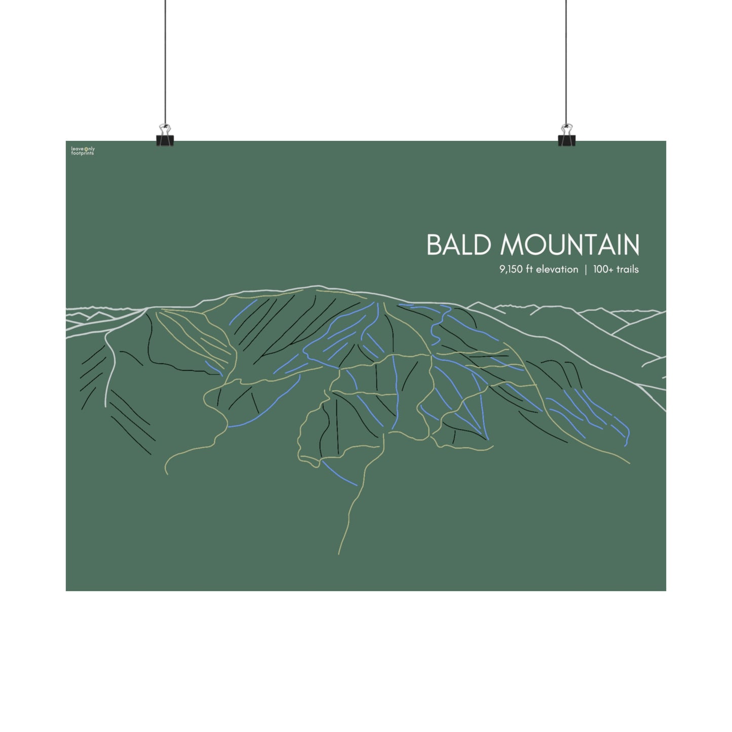 Bald Mountain Horizontal Print