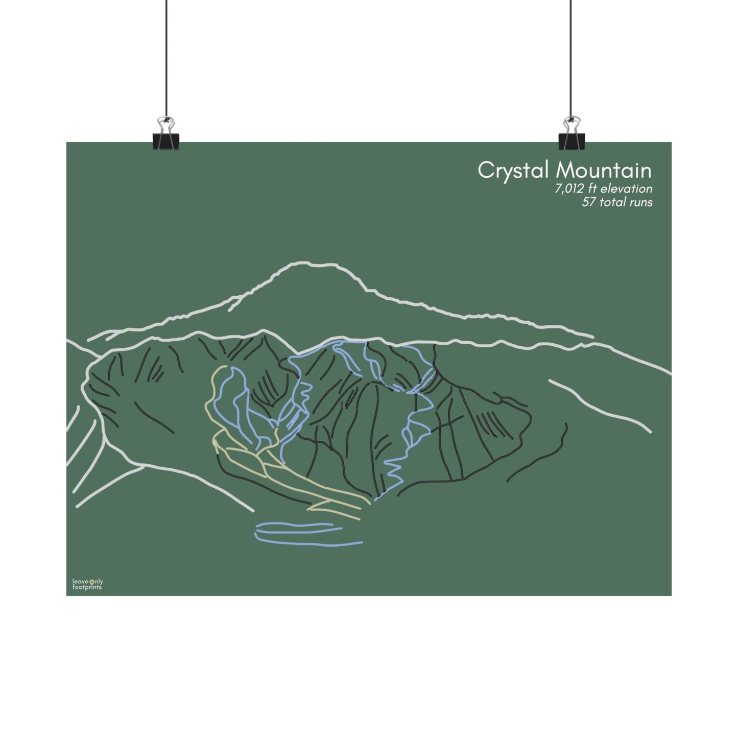 Crystal Mountain Horizontal Print