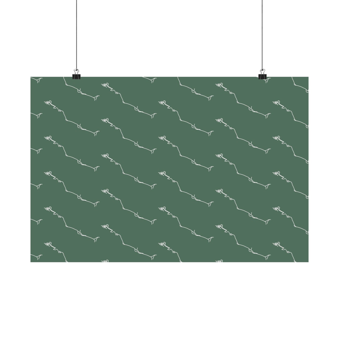 Allegheny Portage Railroad National Historic Site Patterned Horizontal Print