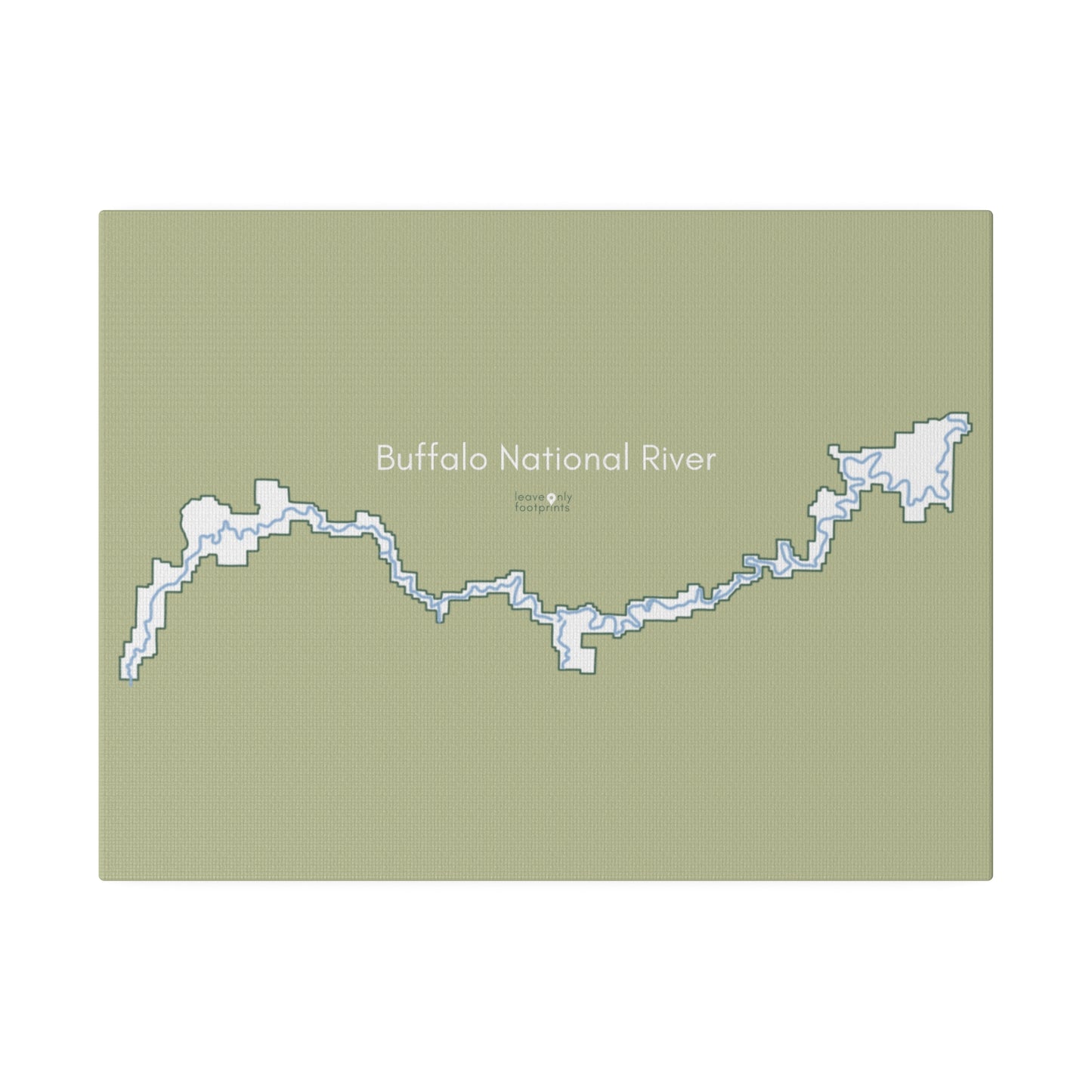 Buffalo National River Matte Canvas, Stretched, 0.75"