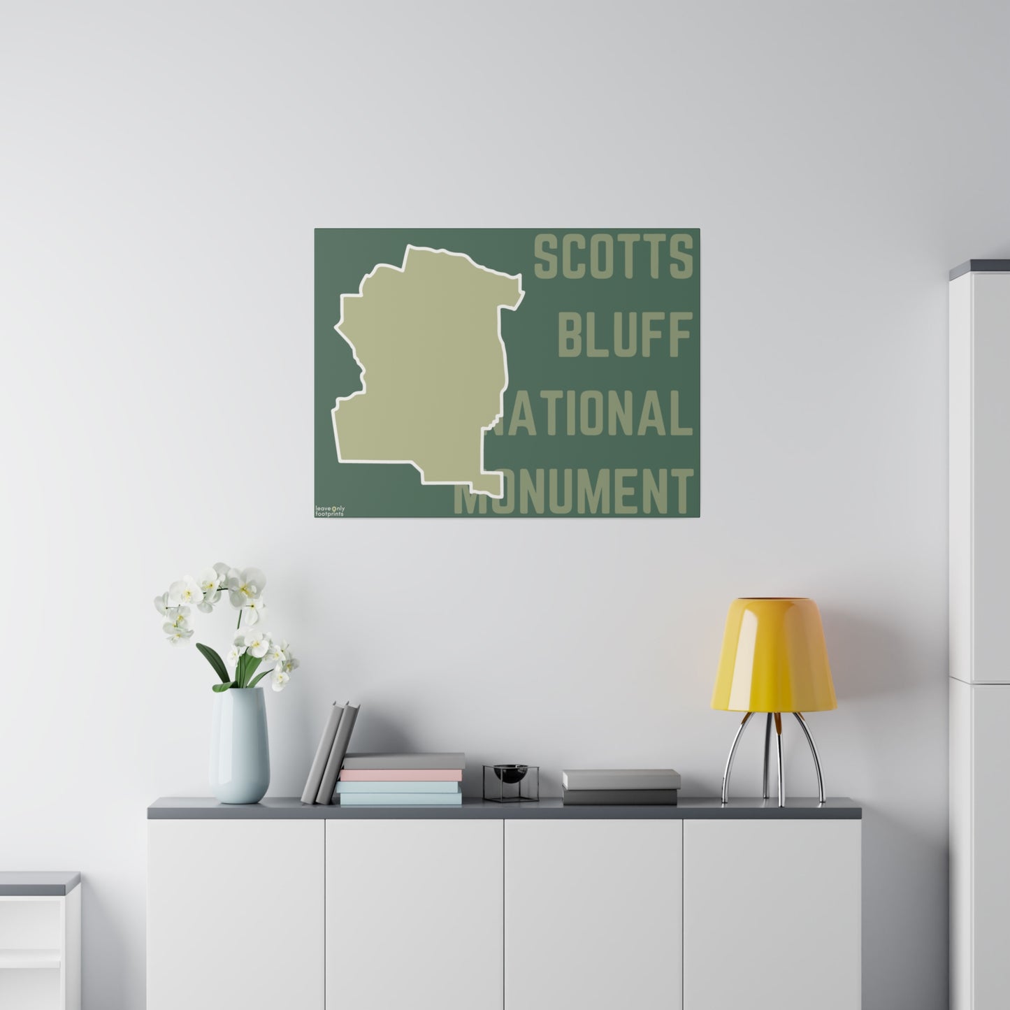Scotts Bluff National Monument Matte Canvas, Stretched, 0.75"