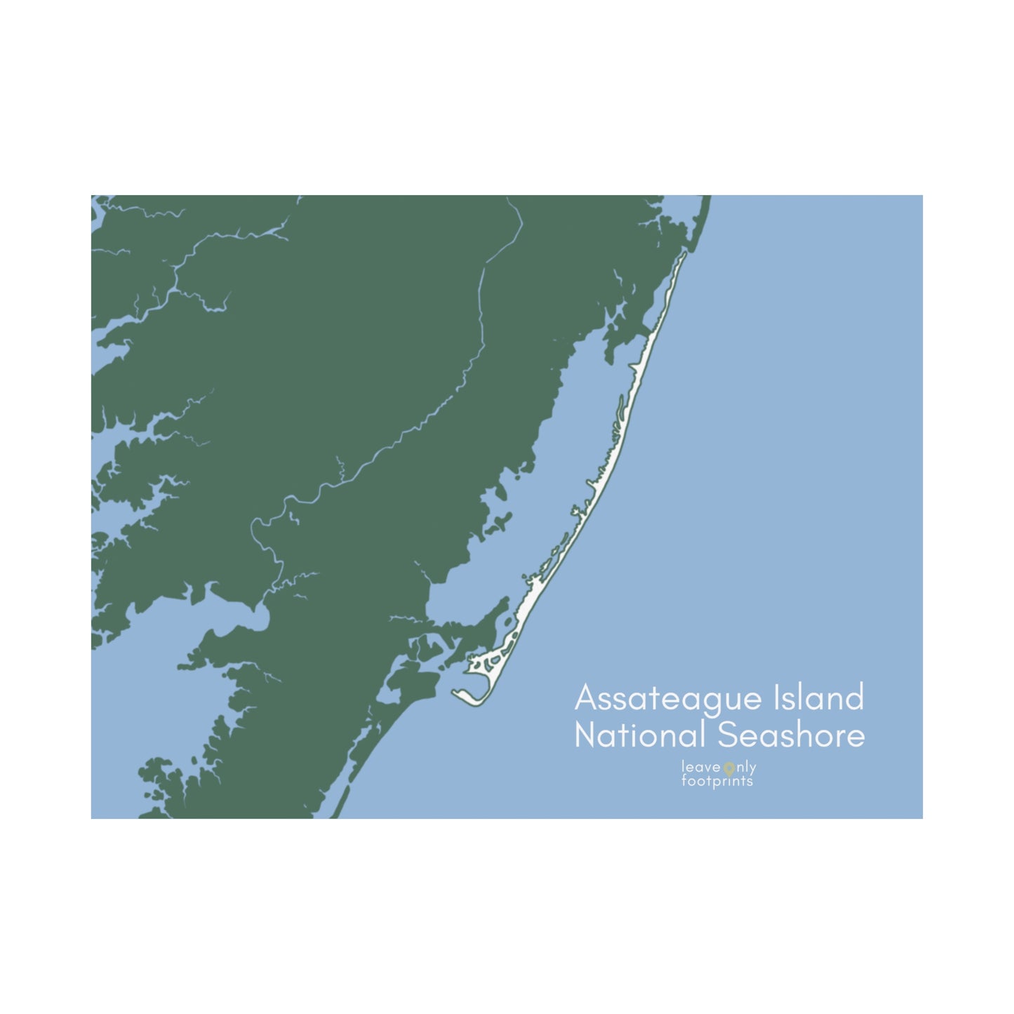 Assateague Island National Seashore Matte Horizontal Print