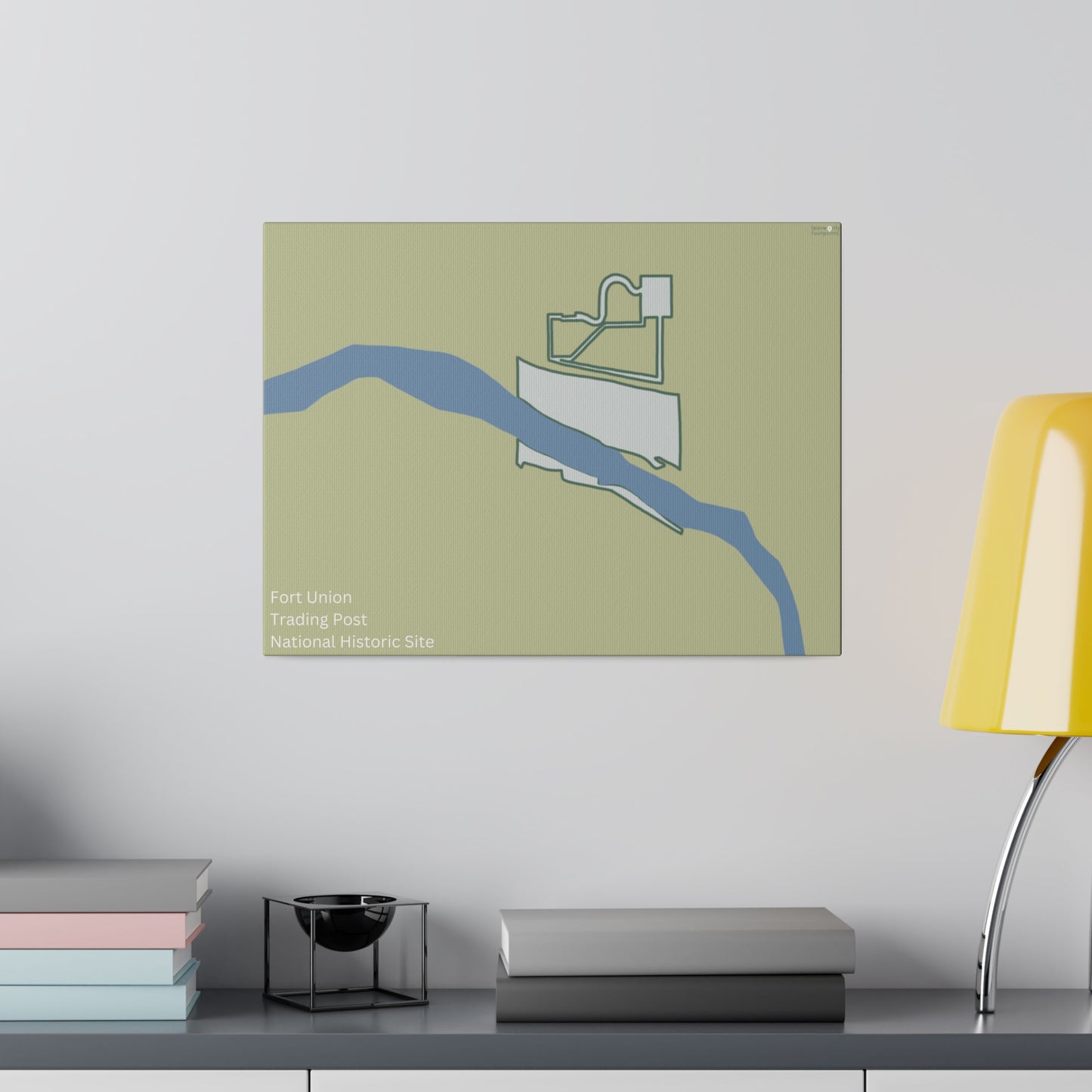Fort Union Trading Post National Historic Site Matte Canvas, Stretched, 0.75"