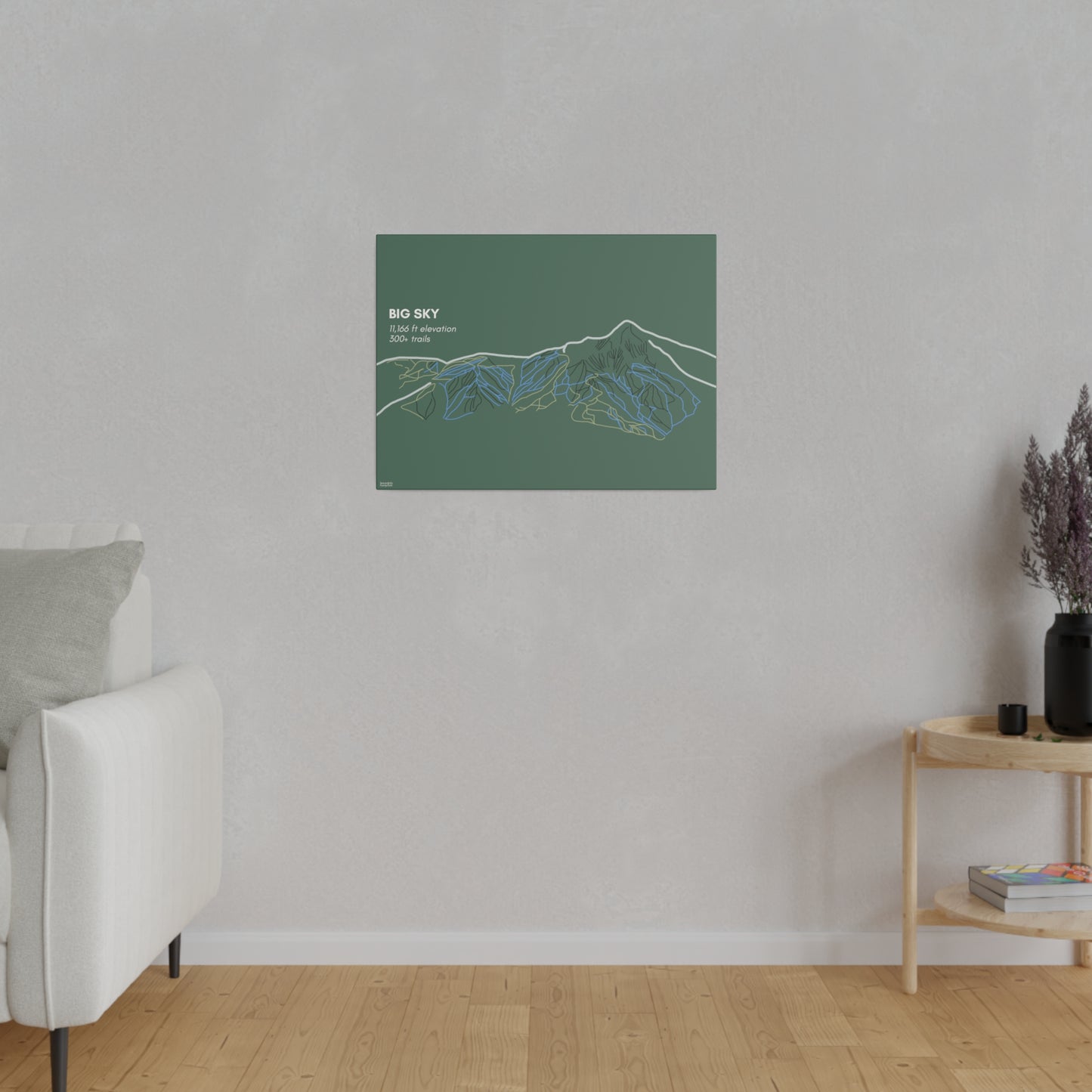 Big Sky Matte Canvas, Stretched, 0.75"