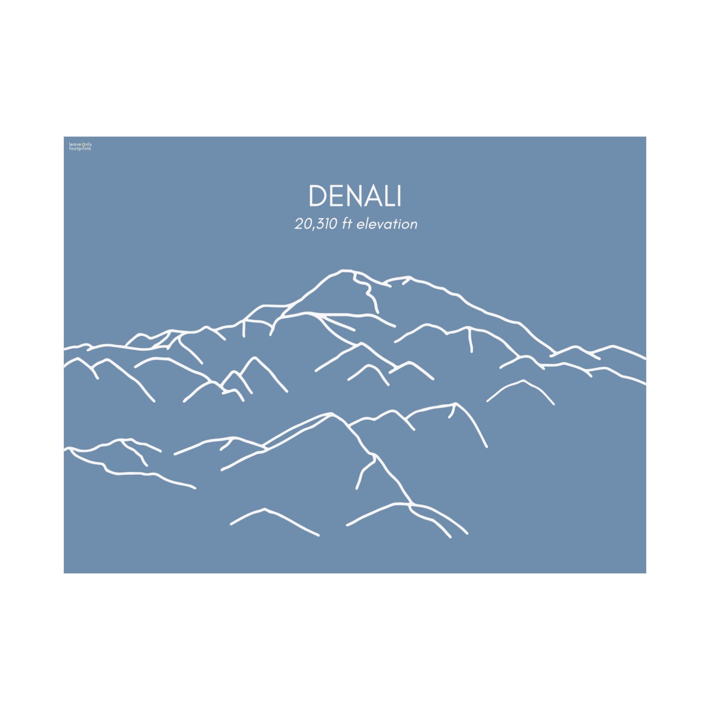 Denali Mountain Horizontal Print