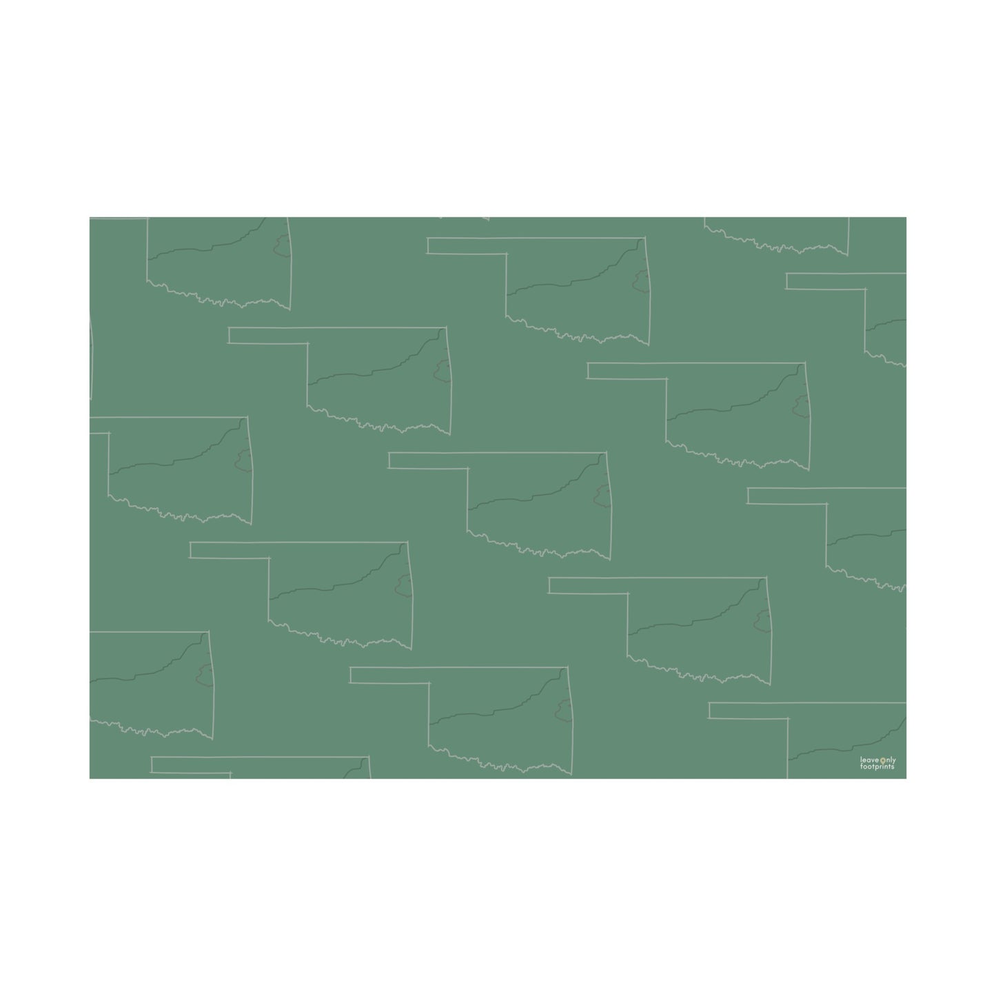 Oklahoma National Trails Horizontal Print