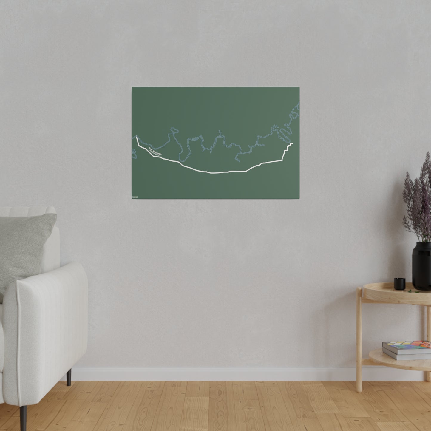 Selma to Montgomery National Historic Trail Matte Canvas, Stretched, 0.75"