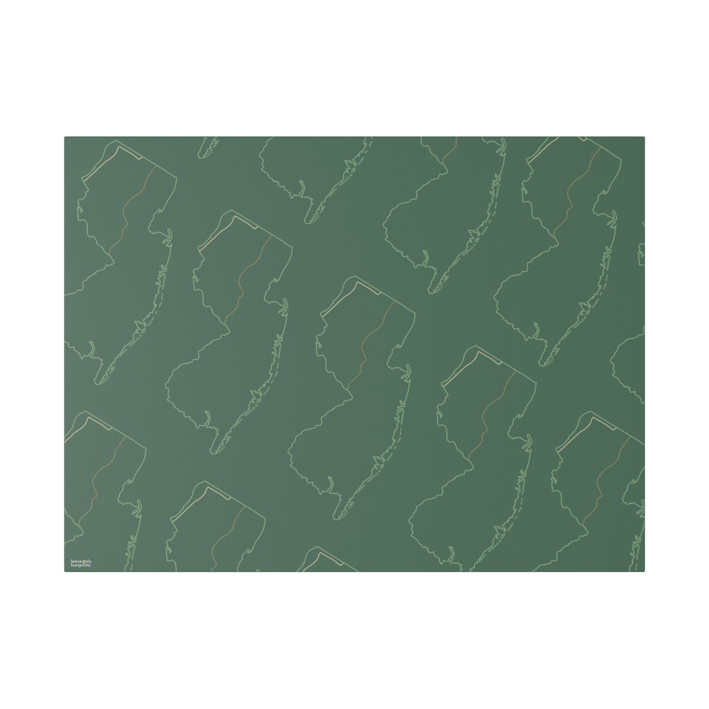 New Jersey National Trails Matte Canvas, Stretched, 0.75"
