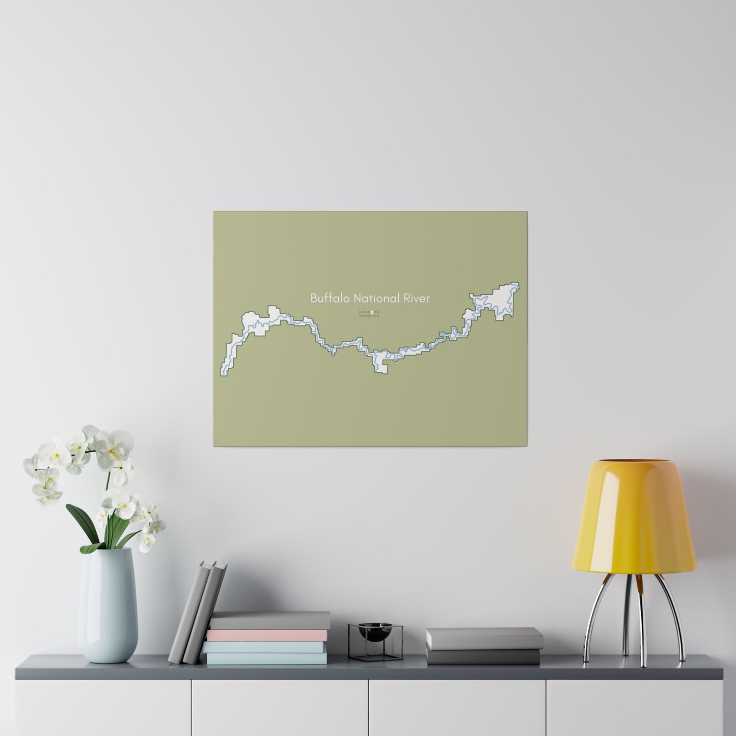 Buffalo National River Matte Canvas, Stretched, 0.75"