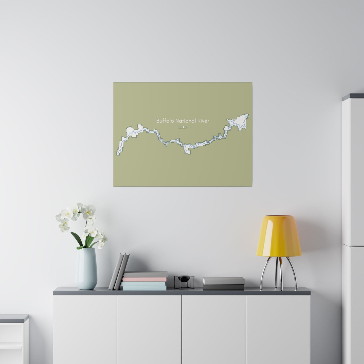 Buffalo National River Matte Canvas, Stretched, 0.75"