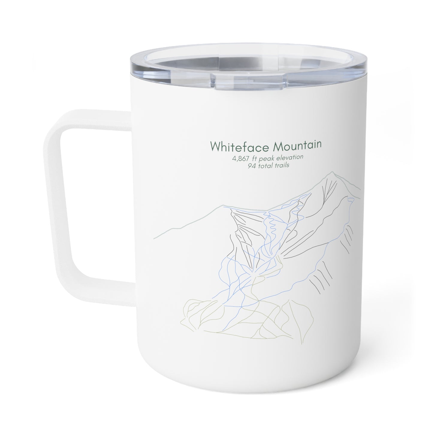 Whiteface Mountain Insulated Coffee Mug, 10oz
