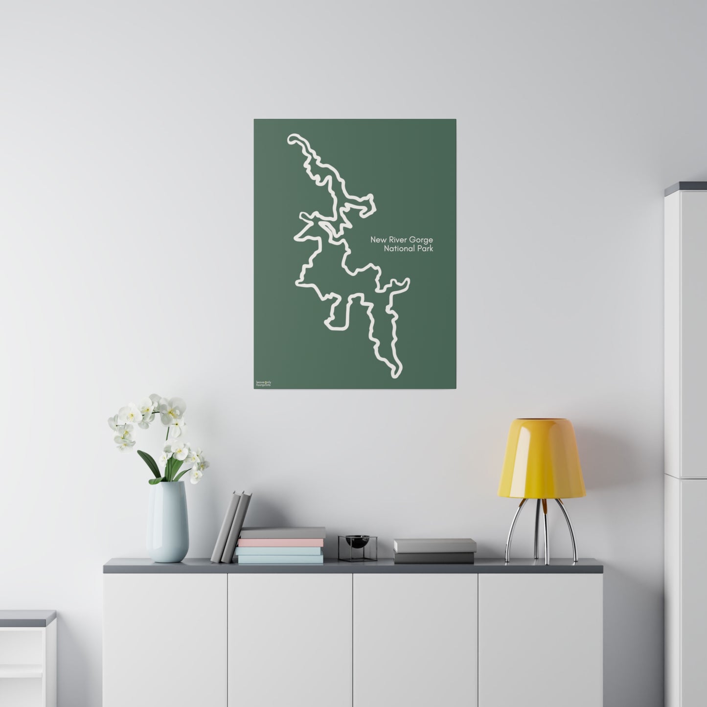 New River Gorge National Park Matte Canvas, Stretched, 0.75"