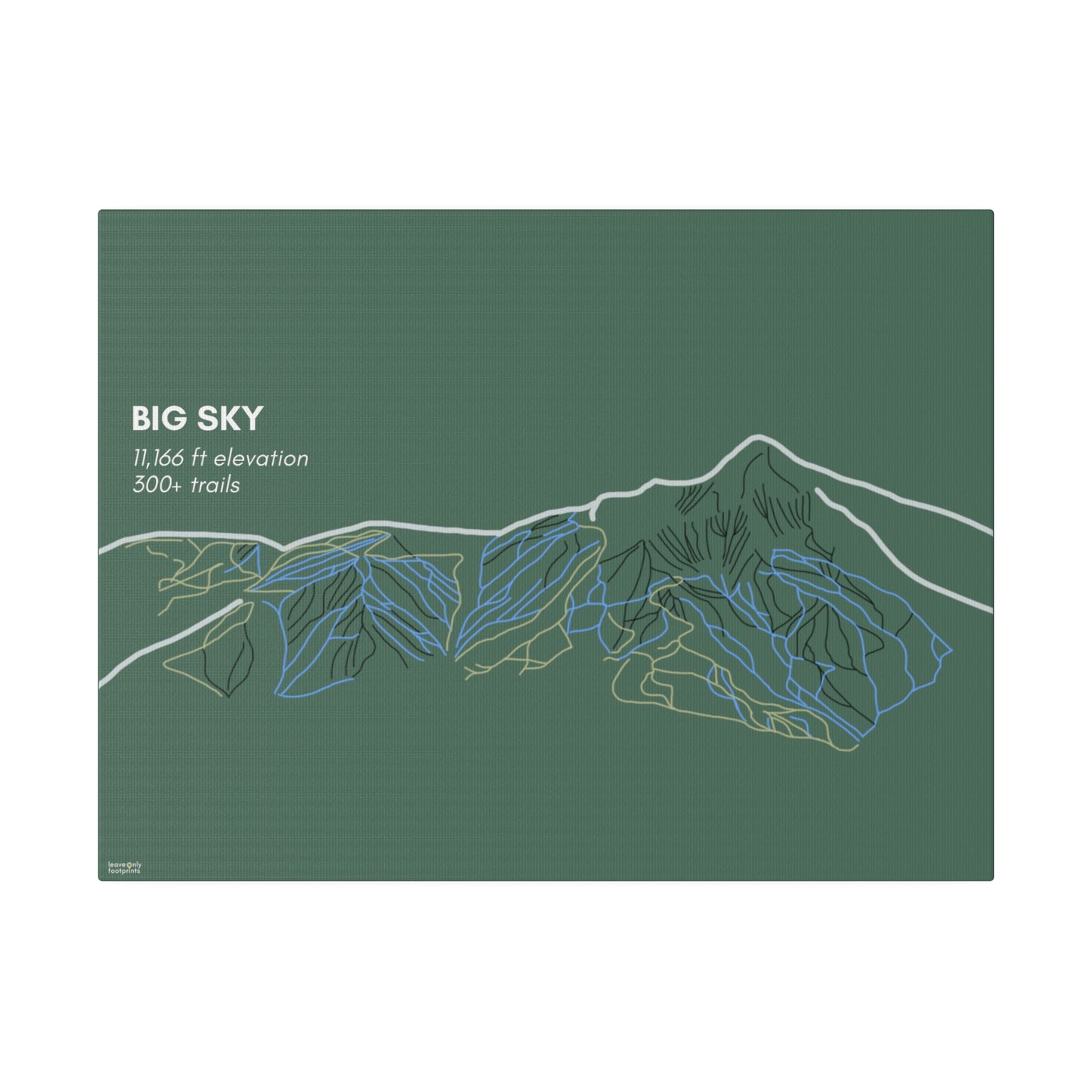 Big Sky Matte Canvas, Stretched, 0.75"