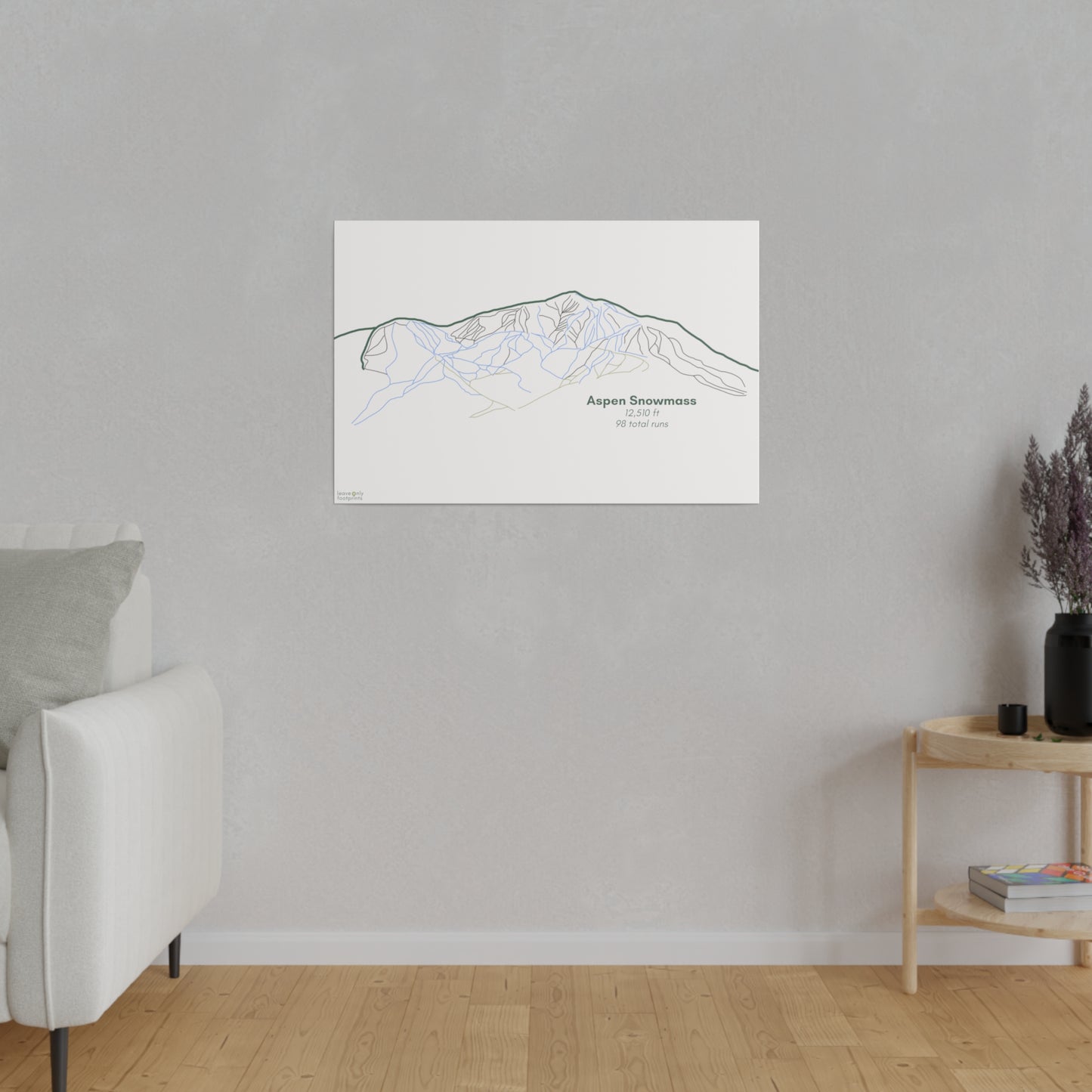 Aspen Snowmass Matte Canvas, Stretched, 0.75"