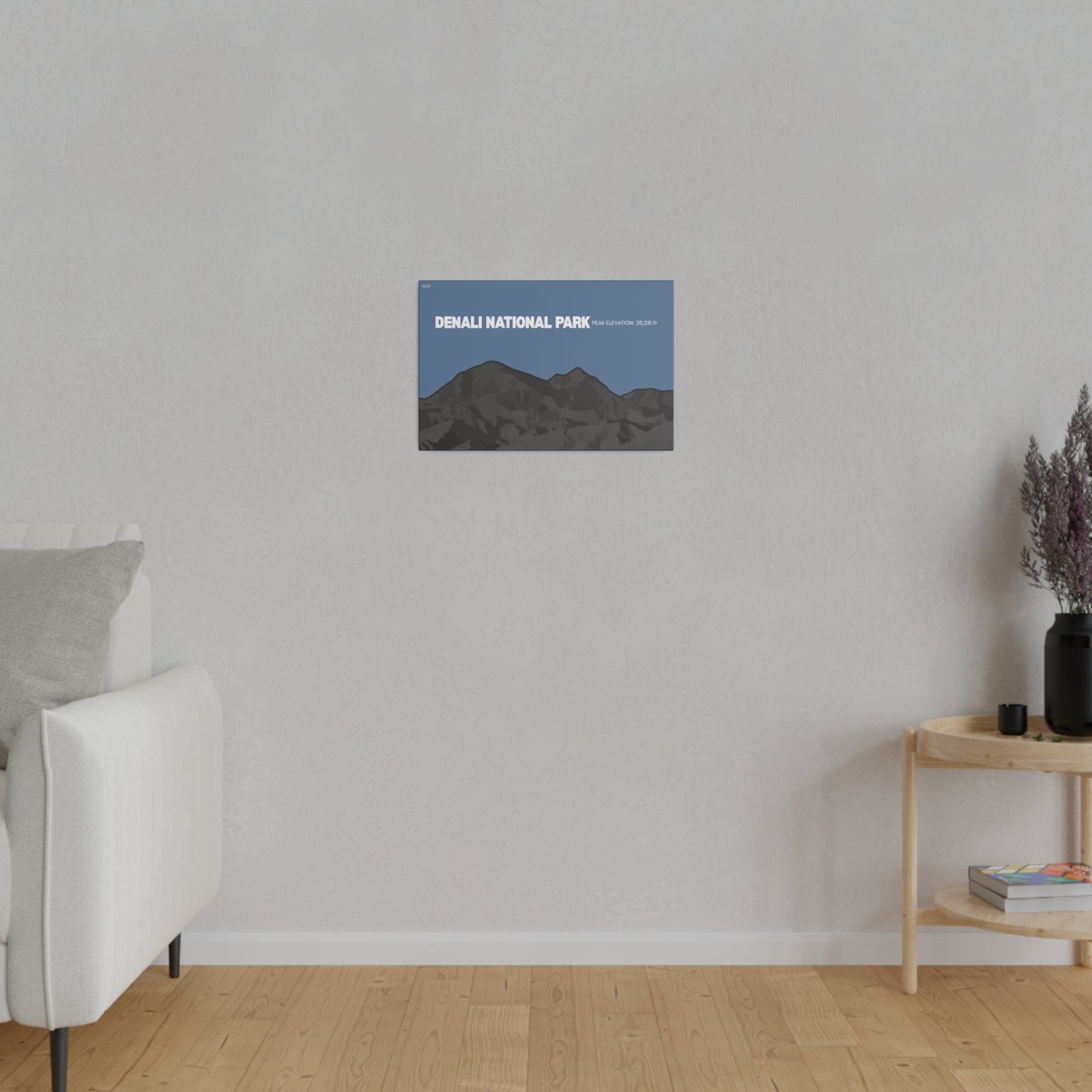 Denali National Park Matte Canvas, Stretched, 0.75"