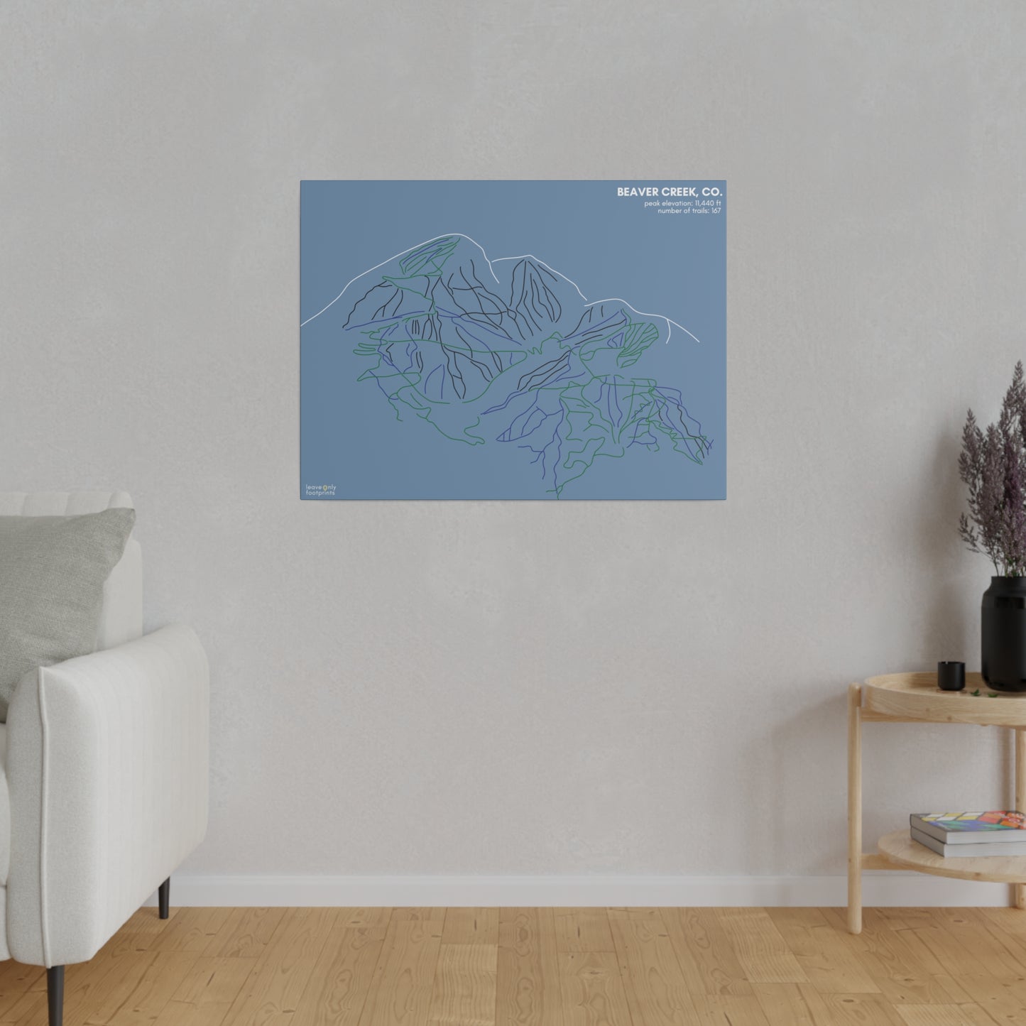Beaver Creek Matte Canvas, Stretched, 0.75"