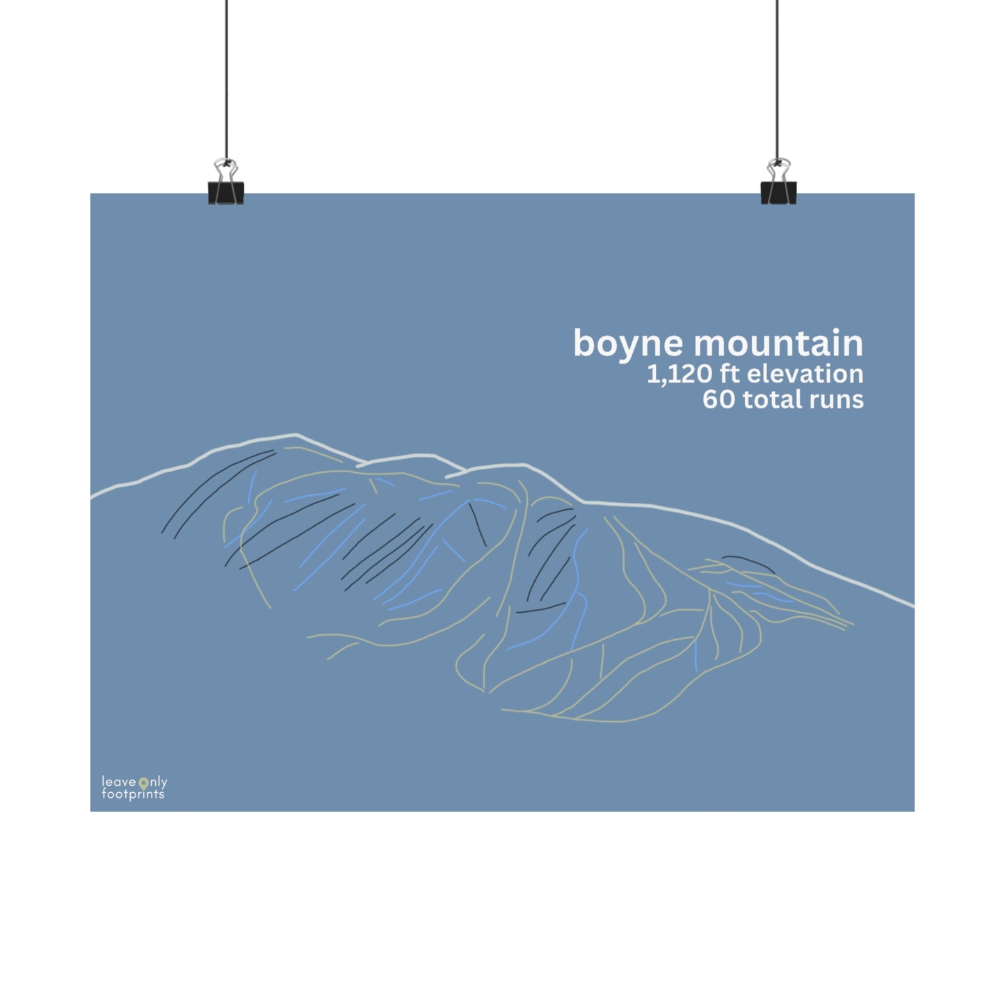 Boyne Mountain Matte Horizontal Print