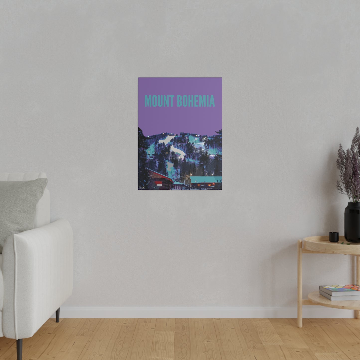 Mount Bohemia Matte Canvas, Stretched, 0.75"