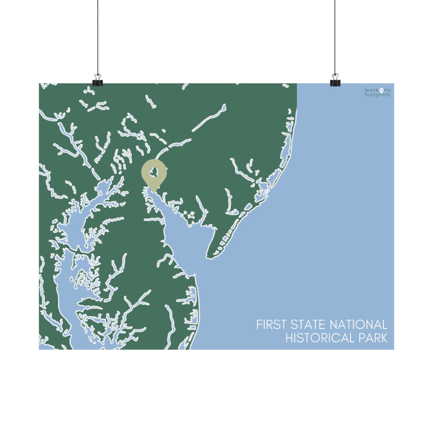 First State National Historical Park Matte Horizontal Print