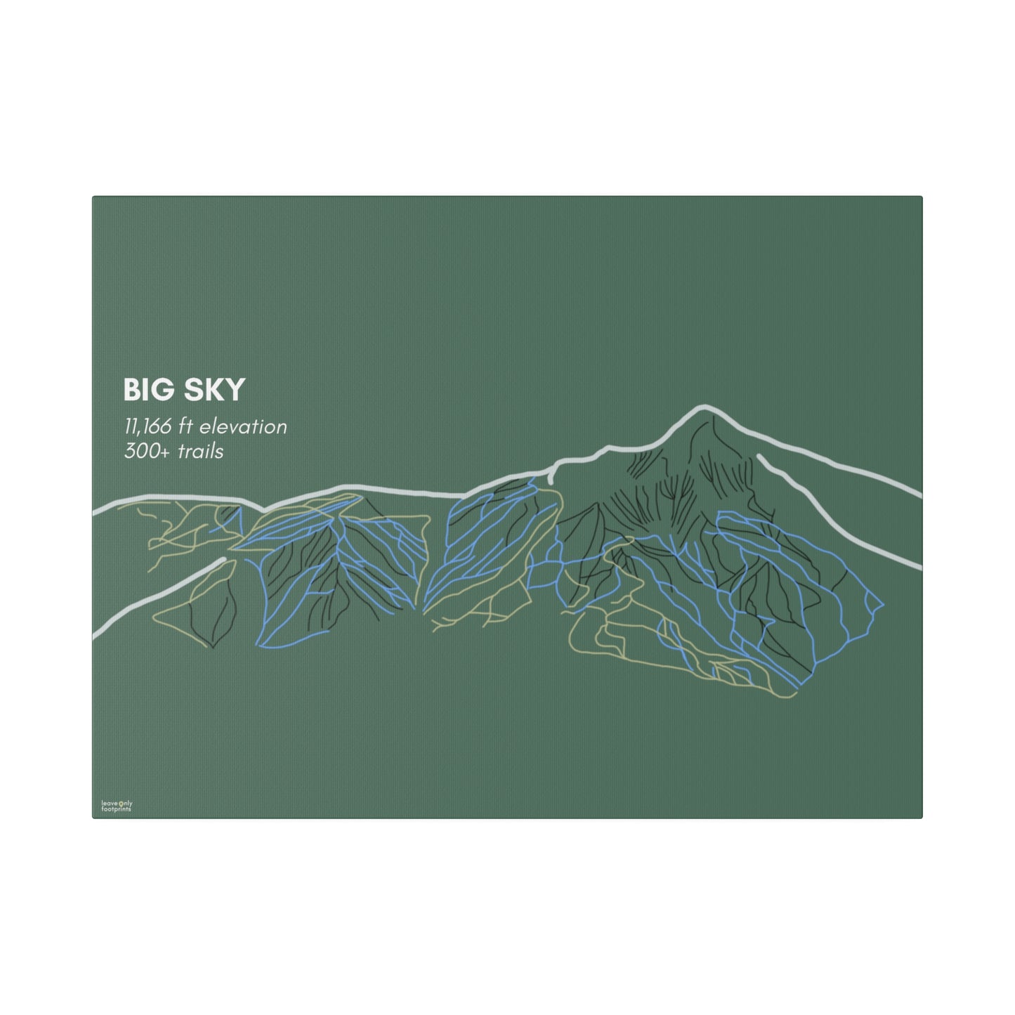 Big Sky Matte Canvas, Stretched, 0.75"