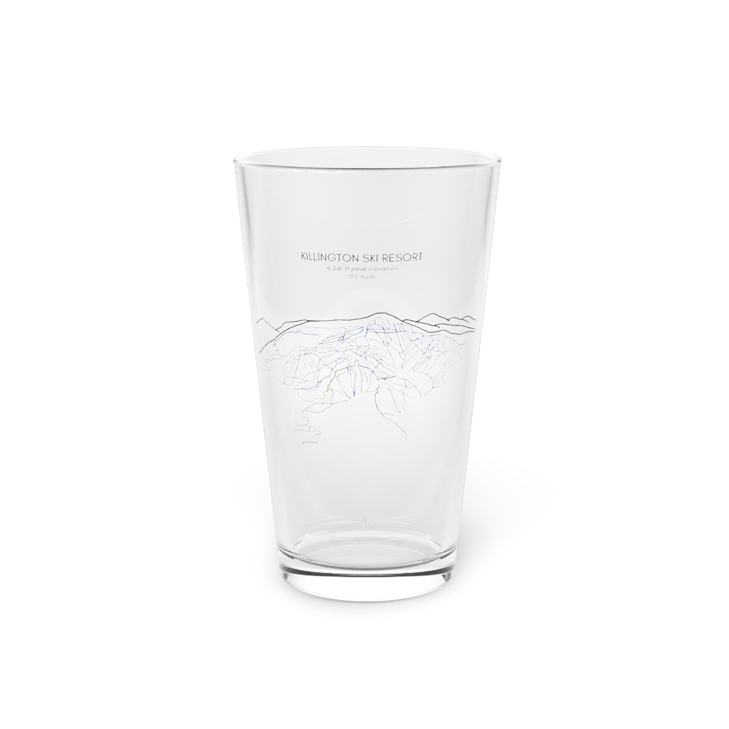 Killington Ski Resort Pint Glass, 16oz