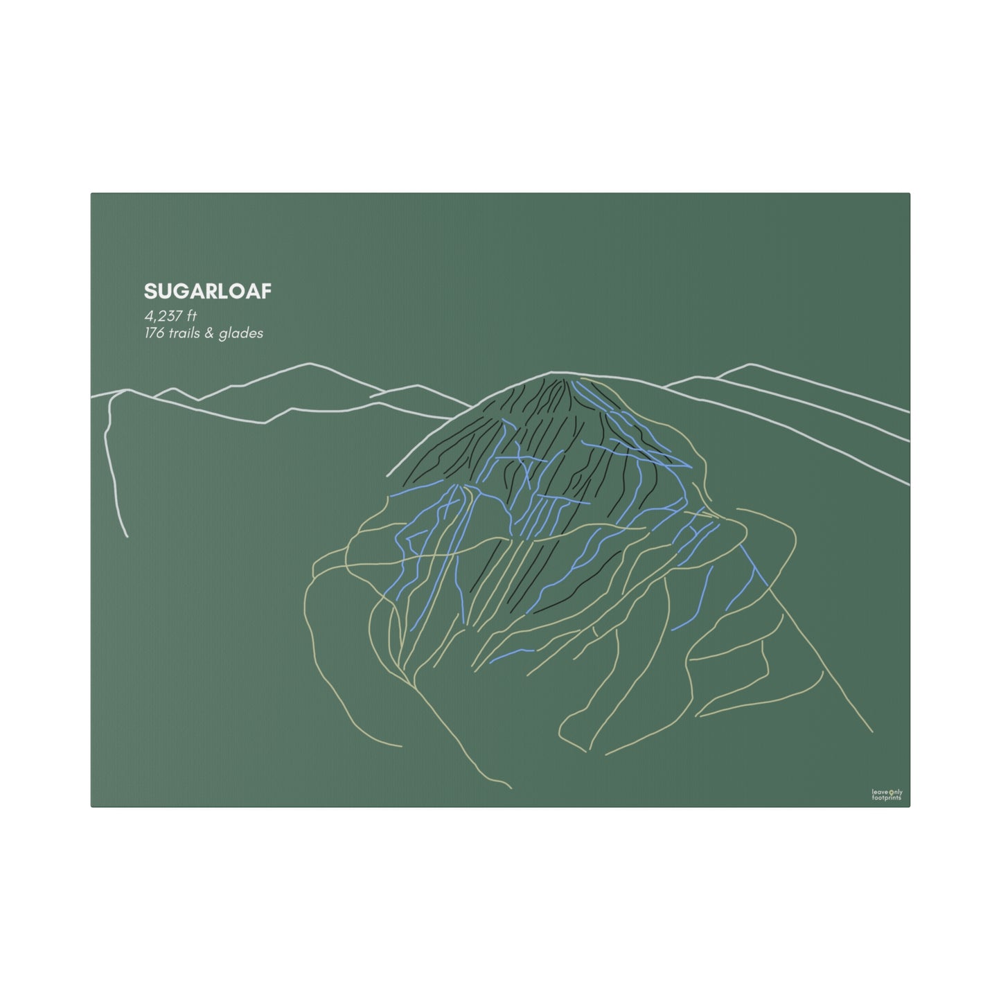 Sugarloaf Matte Canvas, Stretched, 0.75"