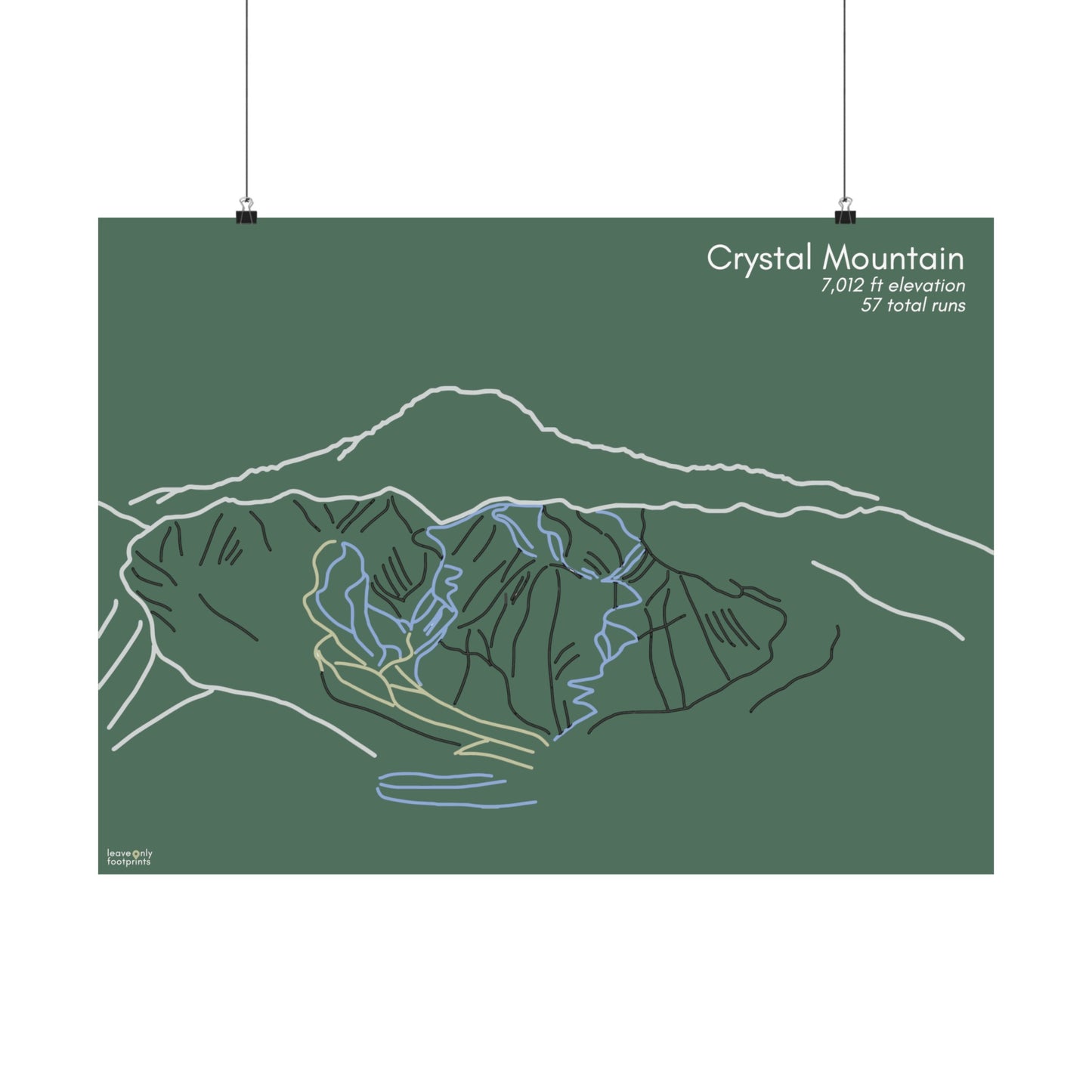 Crystal Mountain Horizontal Print