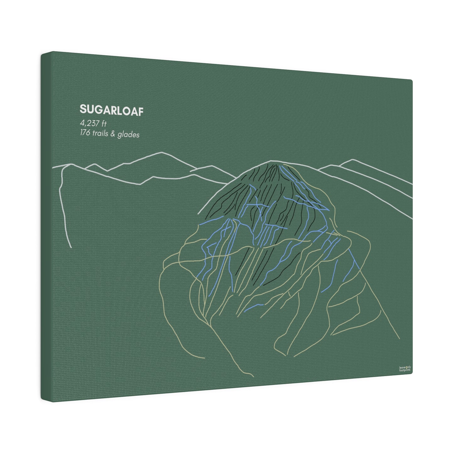 Sugarloaf Matte Canvas, Stretched, 0.75"