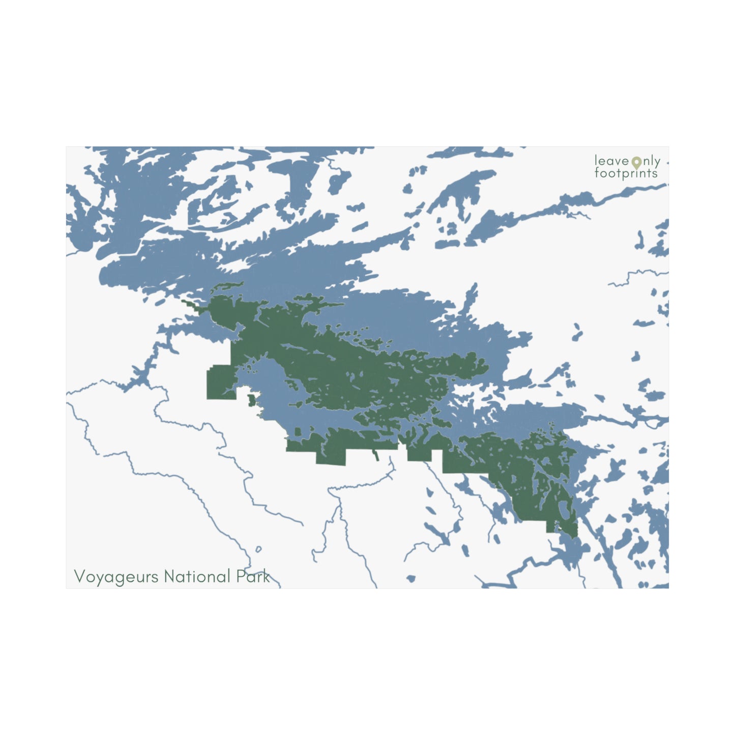 Voyageurs National Park Matte Horizontal Print