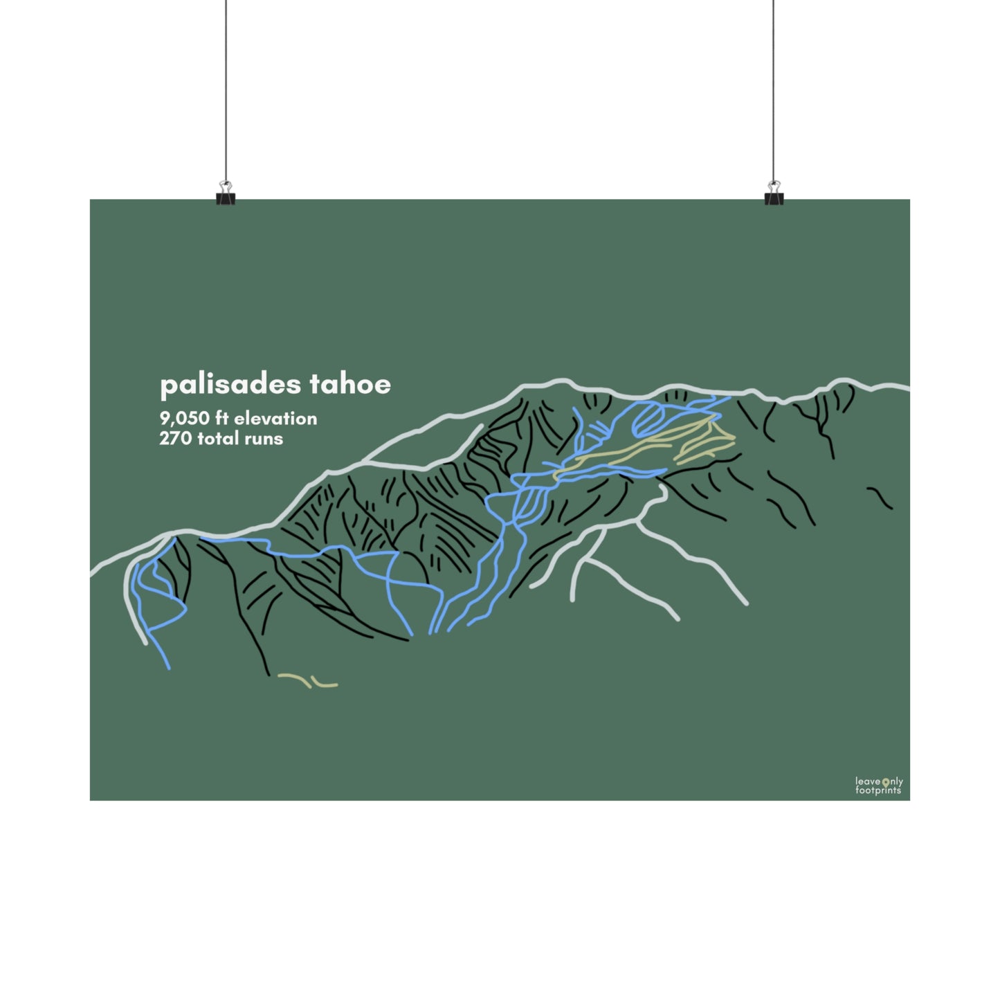 Palisades Tahoe Matte Horizontal Print
