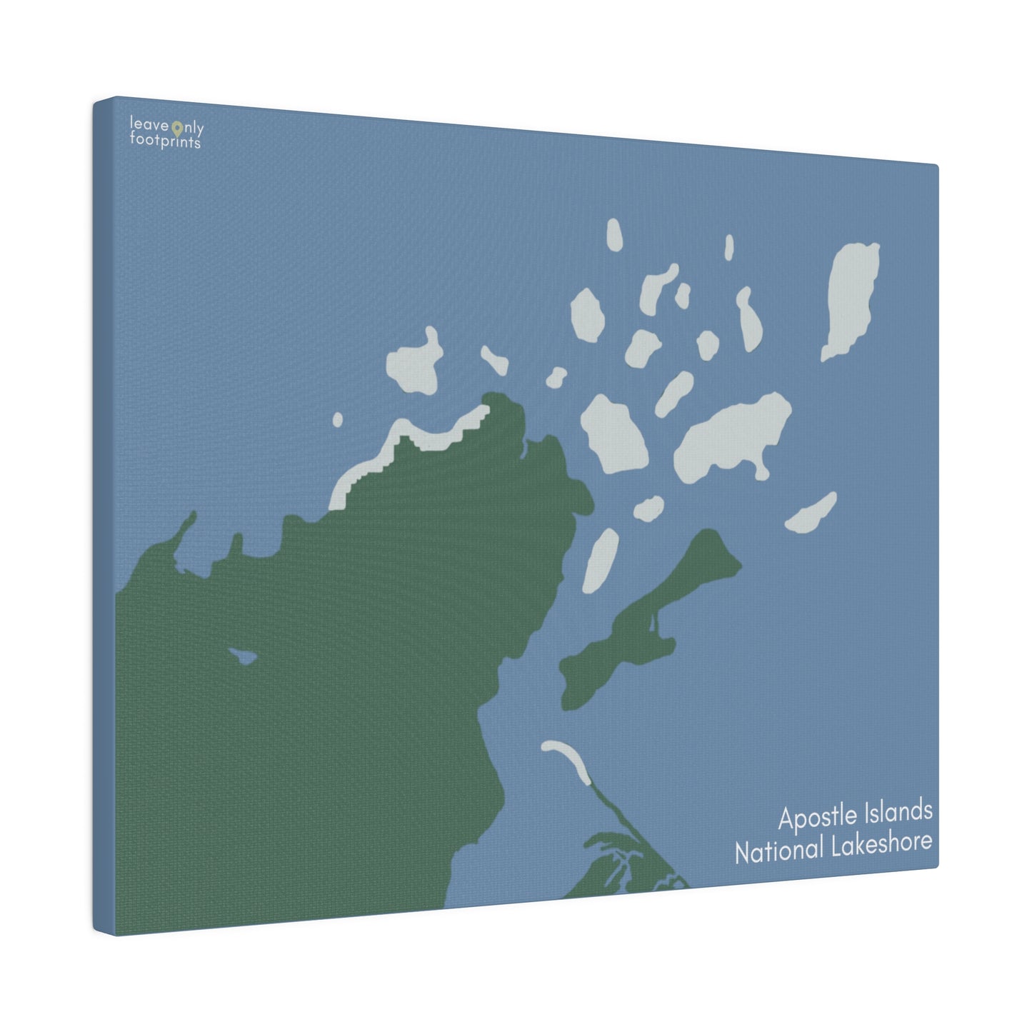 Apostle Islands National Lakeshore Matte Canvas, Stretched, 0.75"