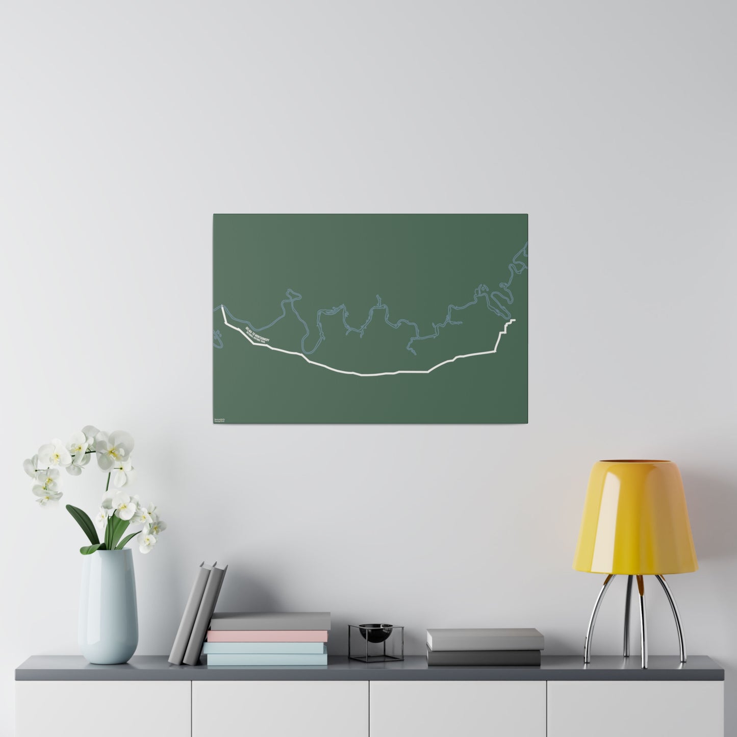 Selma to Montgomery National Historic Trail Matte Canvas, Stretched, 0.75"