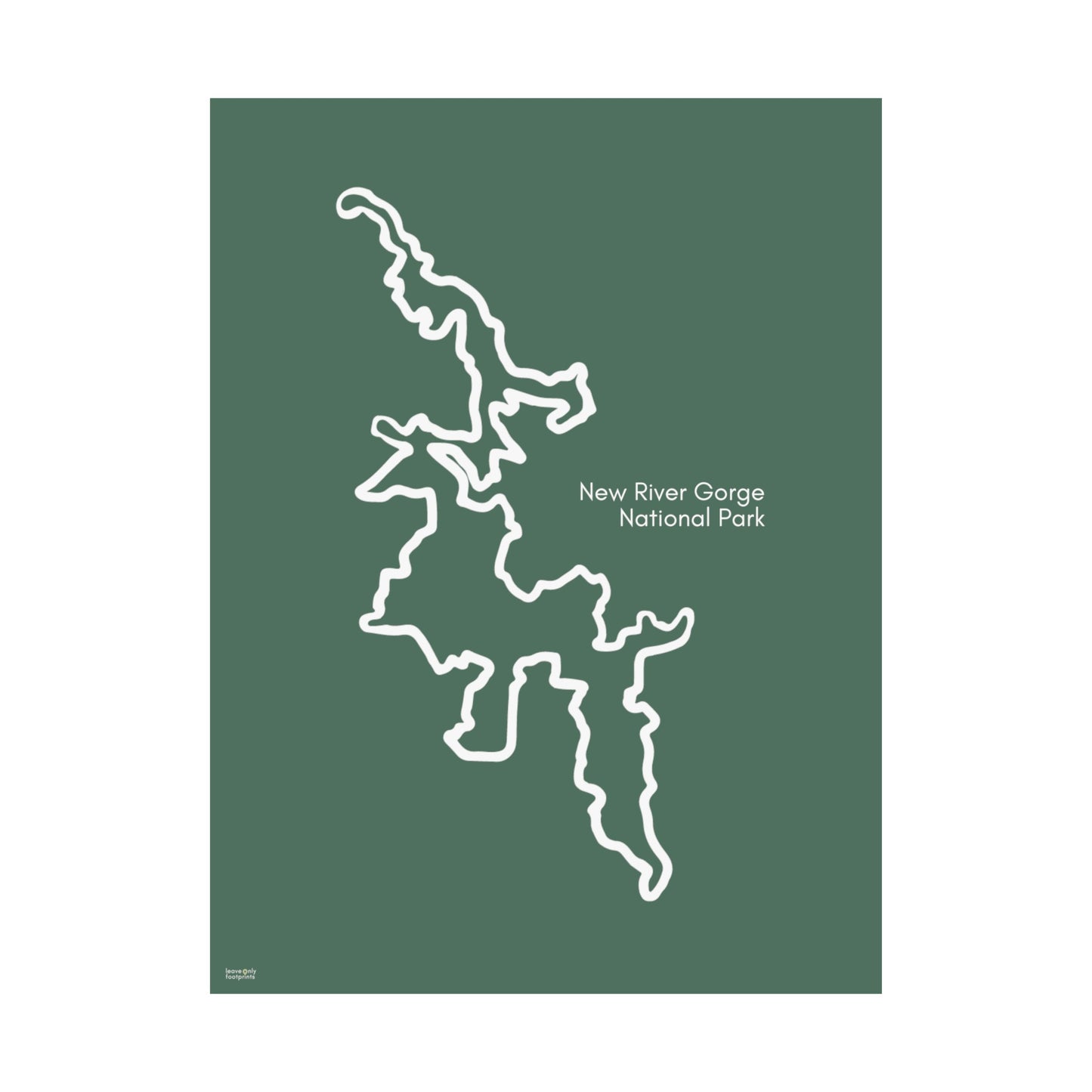 New River Gorge National Park Vertical Poster