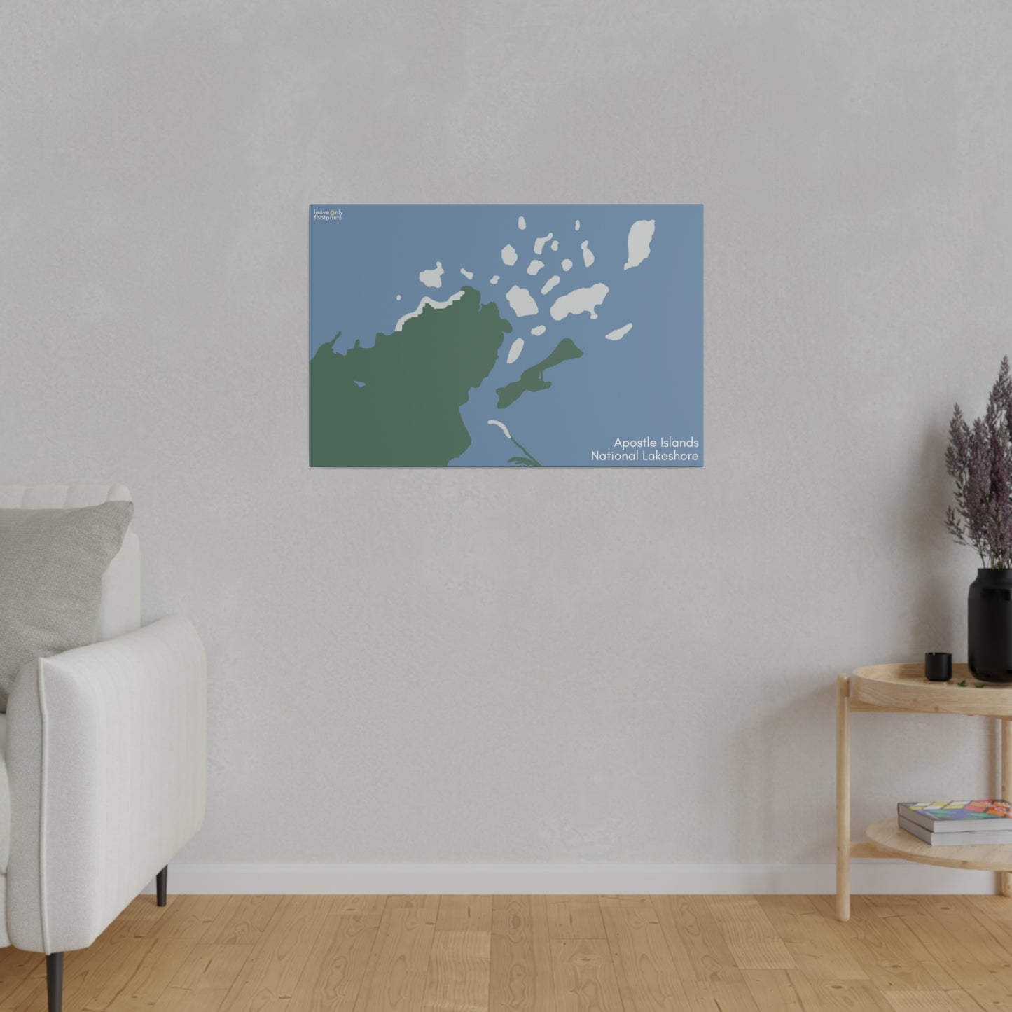 Apostle Islands National Lakeshore Matte Canvas, Stretched, 0.75"