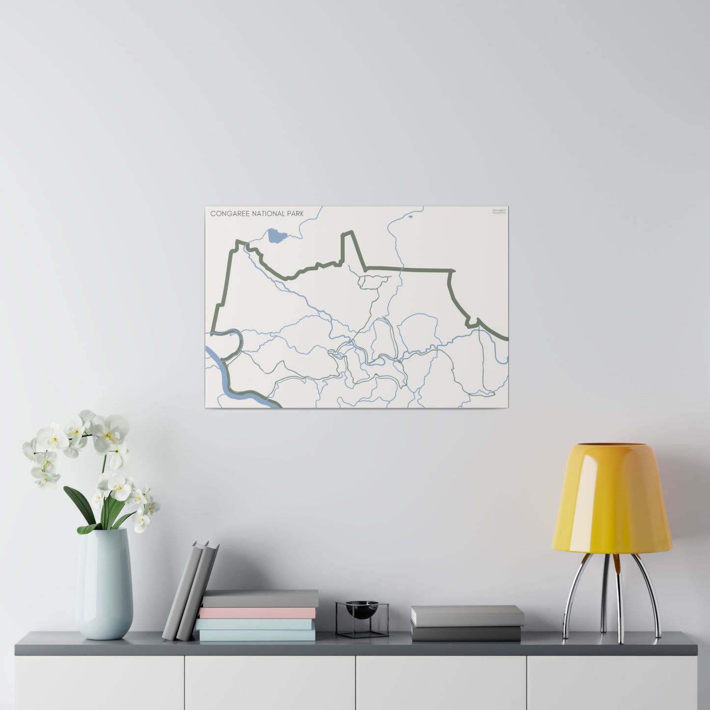 Congaree National Park Matte Canvas, Stretched, 0.75"