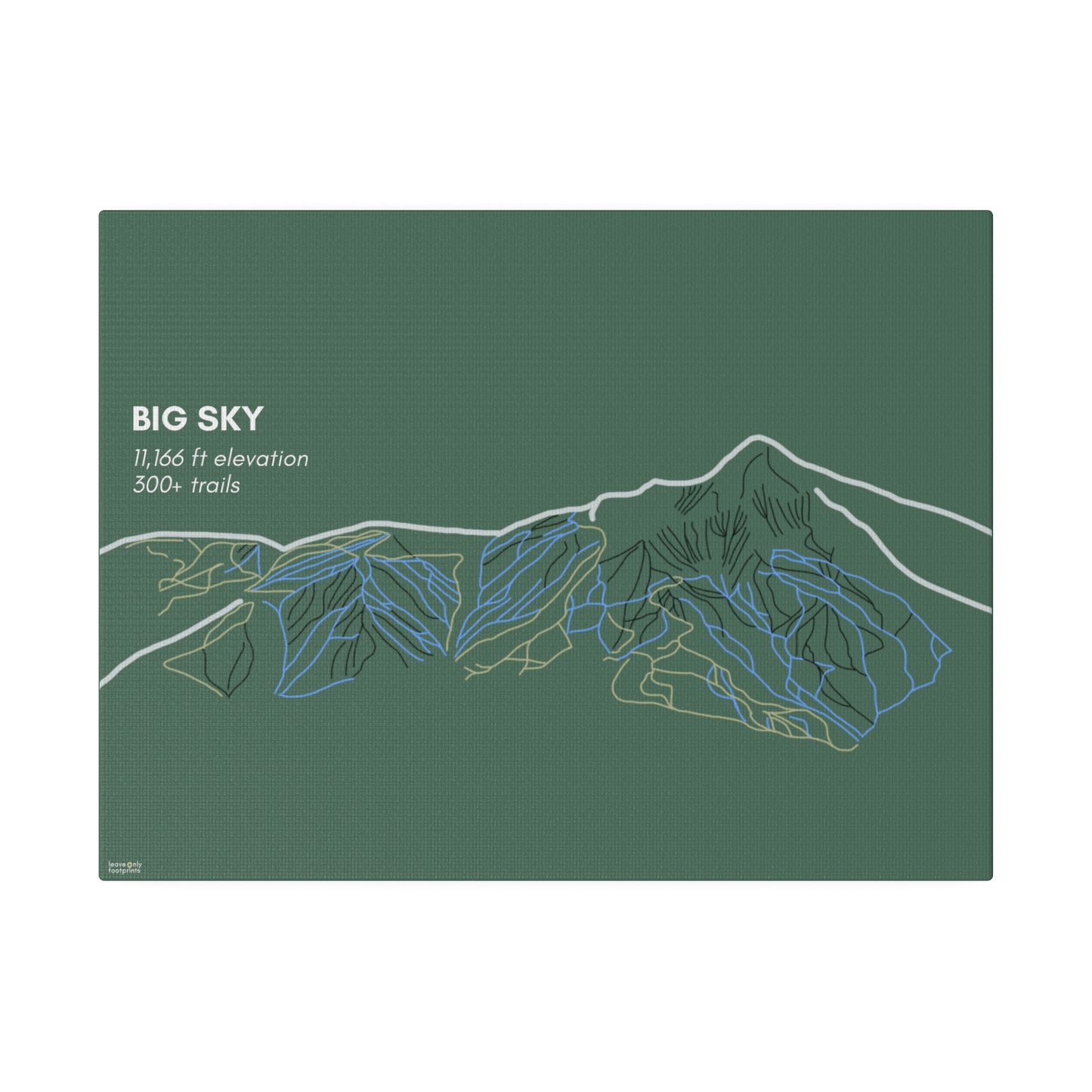 Big Sky Matte Canvas, Stretched, 0.75"