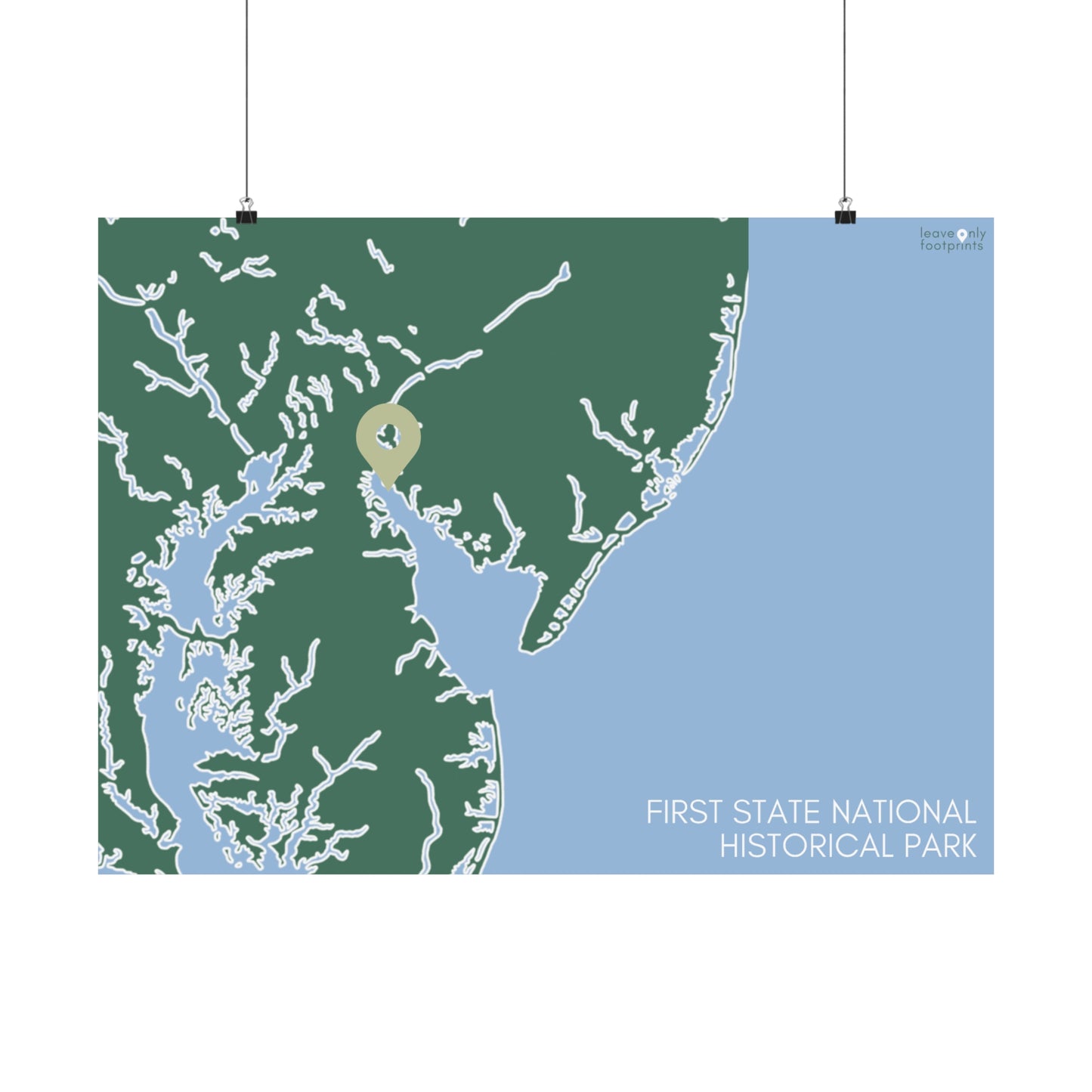 First State National Historical Park Matte Horizontal Print