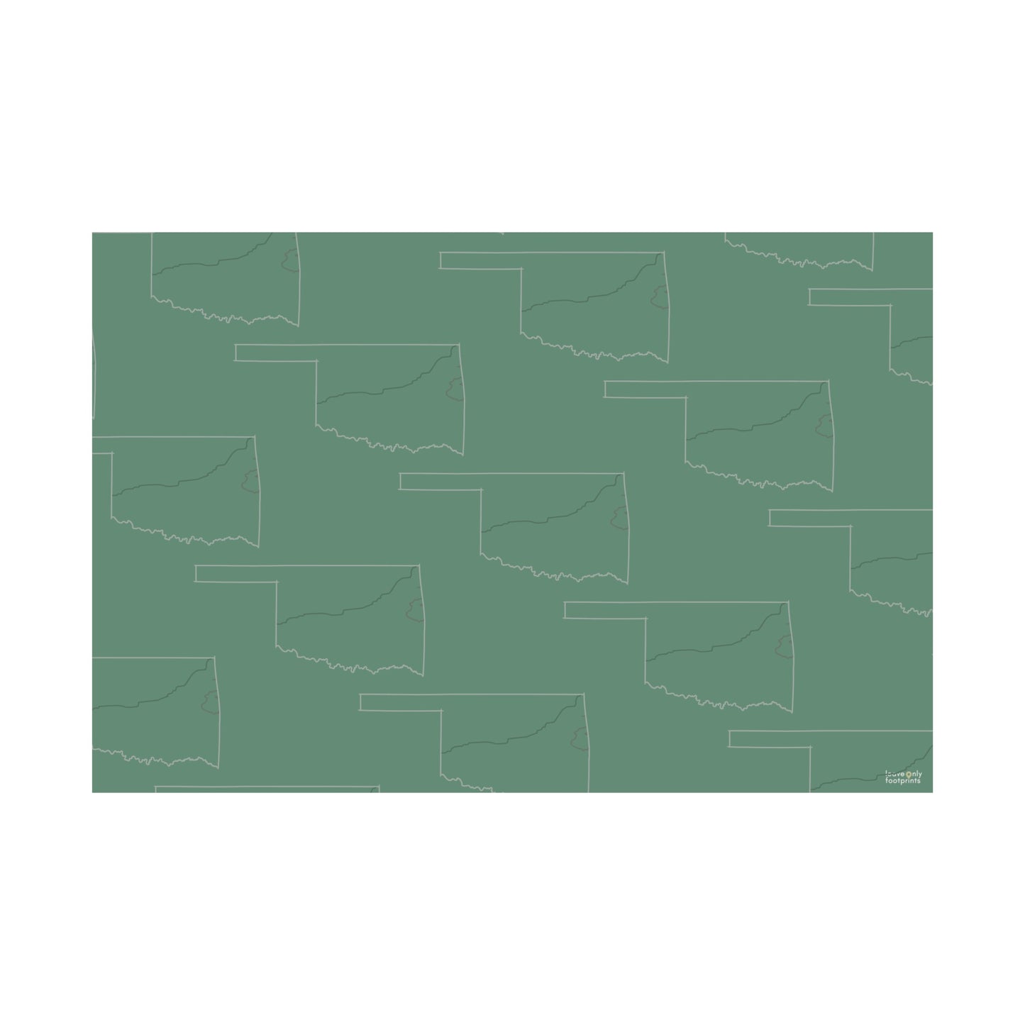 Oklahoma National Trails Horizontal Print